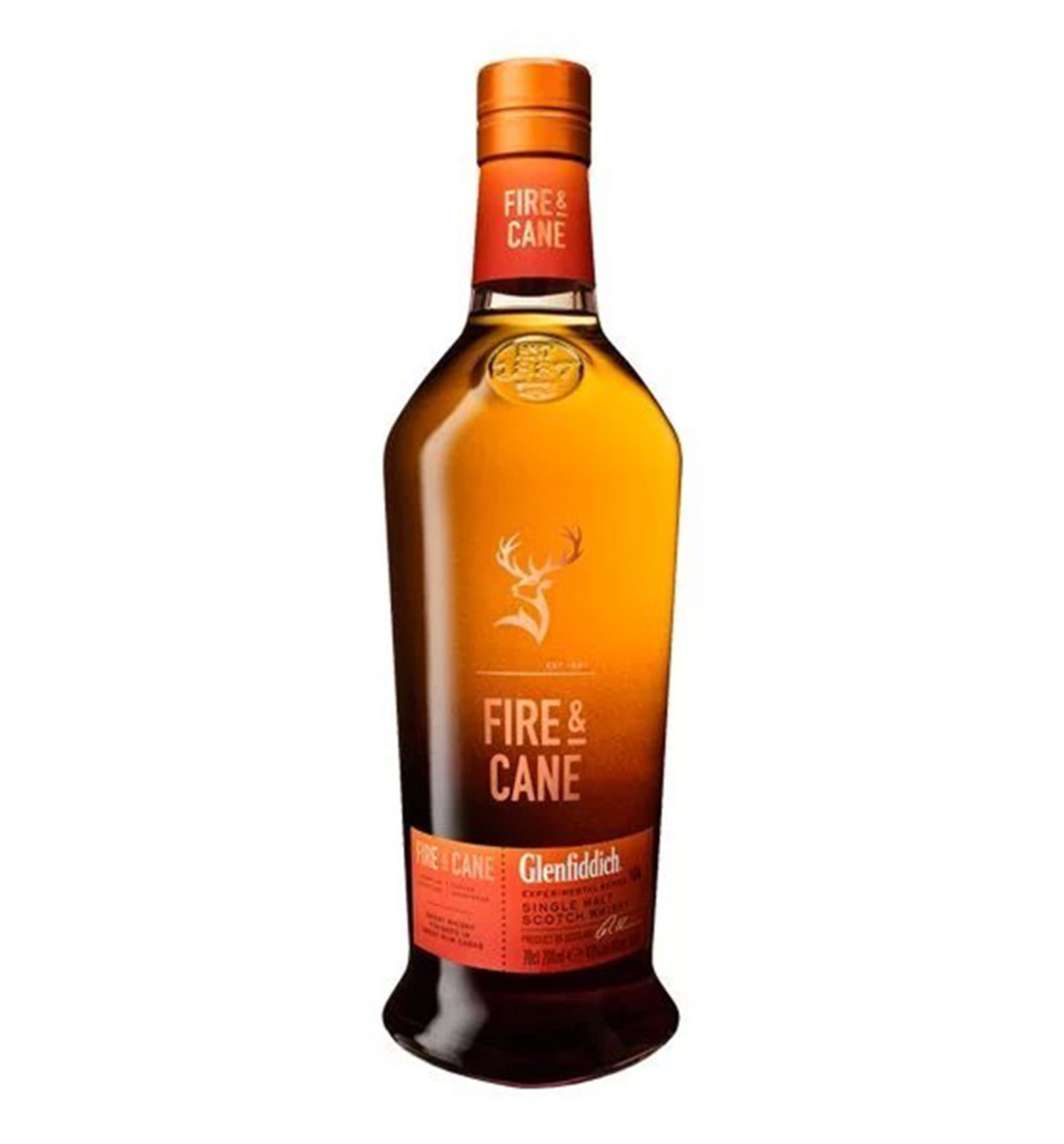 Glenfiddich Fire And Cane Whiskey $61 FREE DELIVERY - Uncle Fossil
