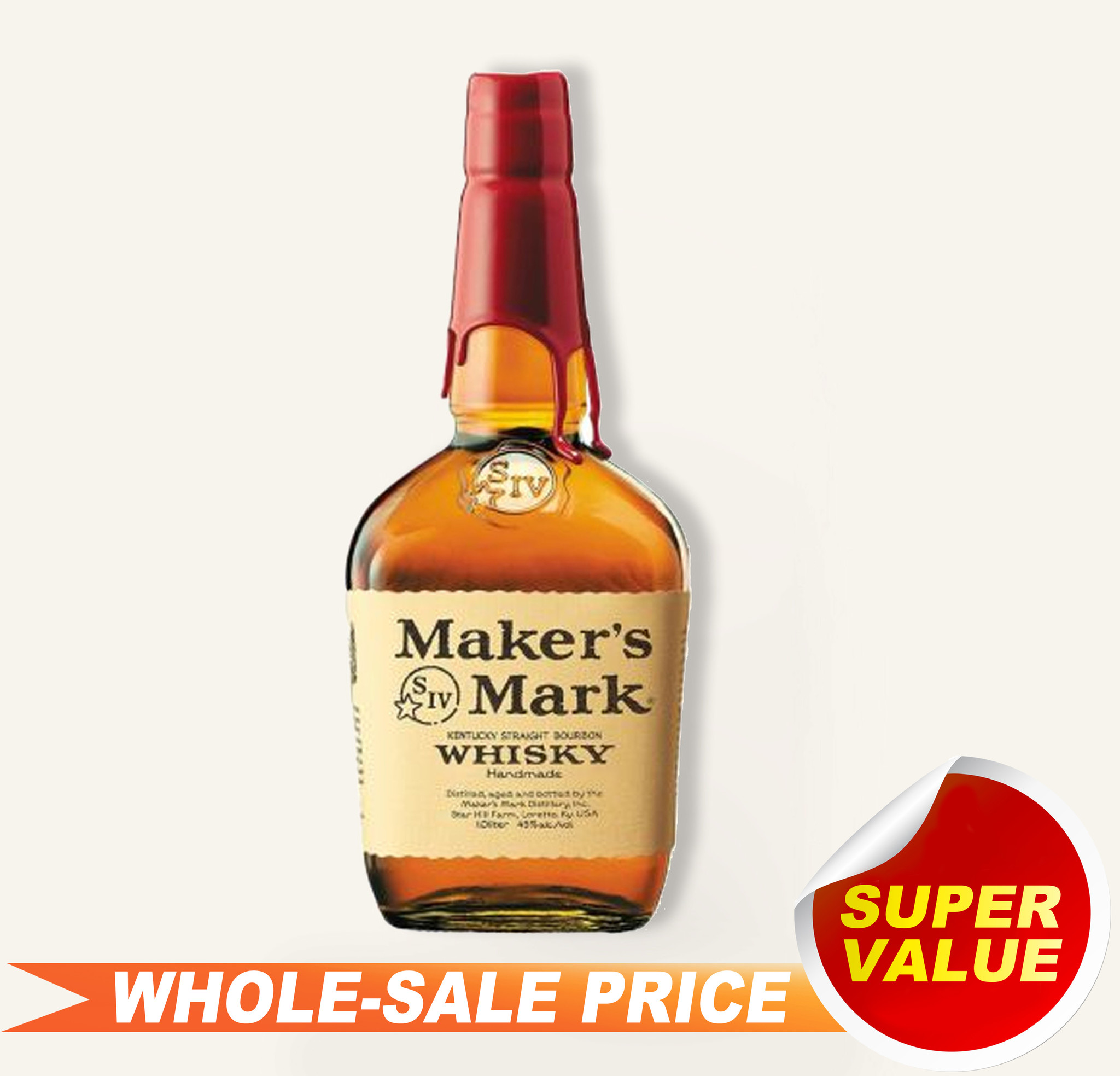 Maker's Mark, Straight Bourbon 90 Pf 200ml $9 FREE DELIVERY - Uncle