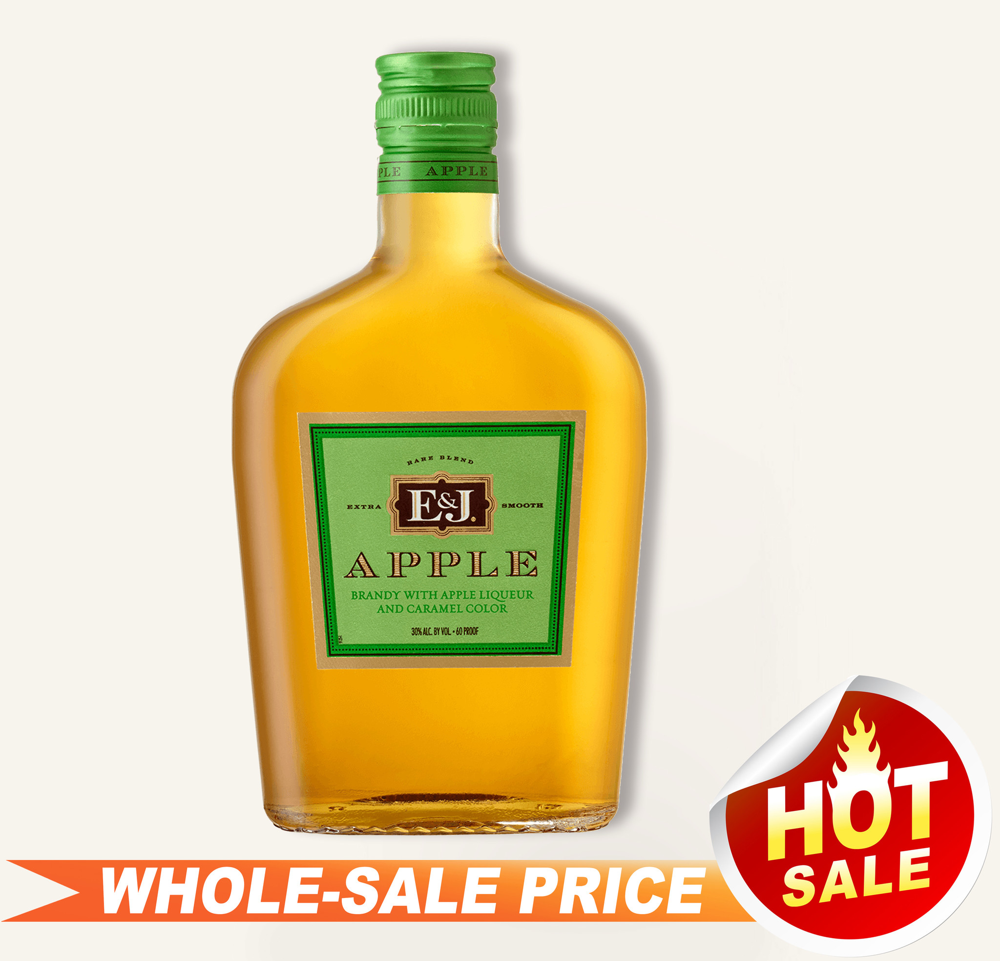 E&J Apple Brandy 375ml 5 FREE DELIVERY Uncle Fossil Wine&Spirits