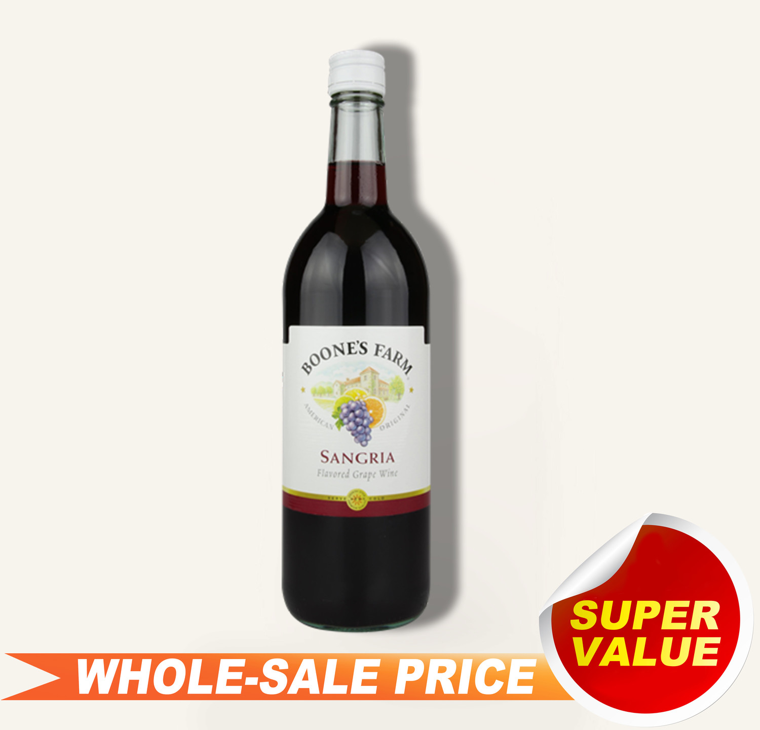 Boone's Farm, Sangria 750ml 2.99 FREE DELIVERY Uncle Fossil Wine&Spirits