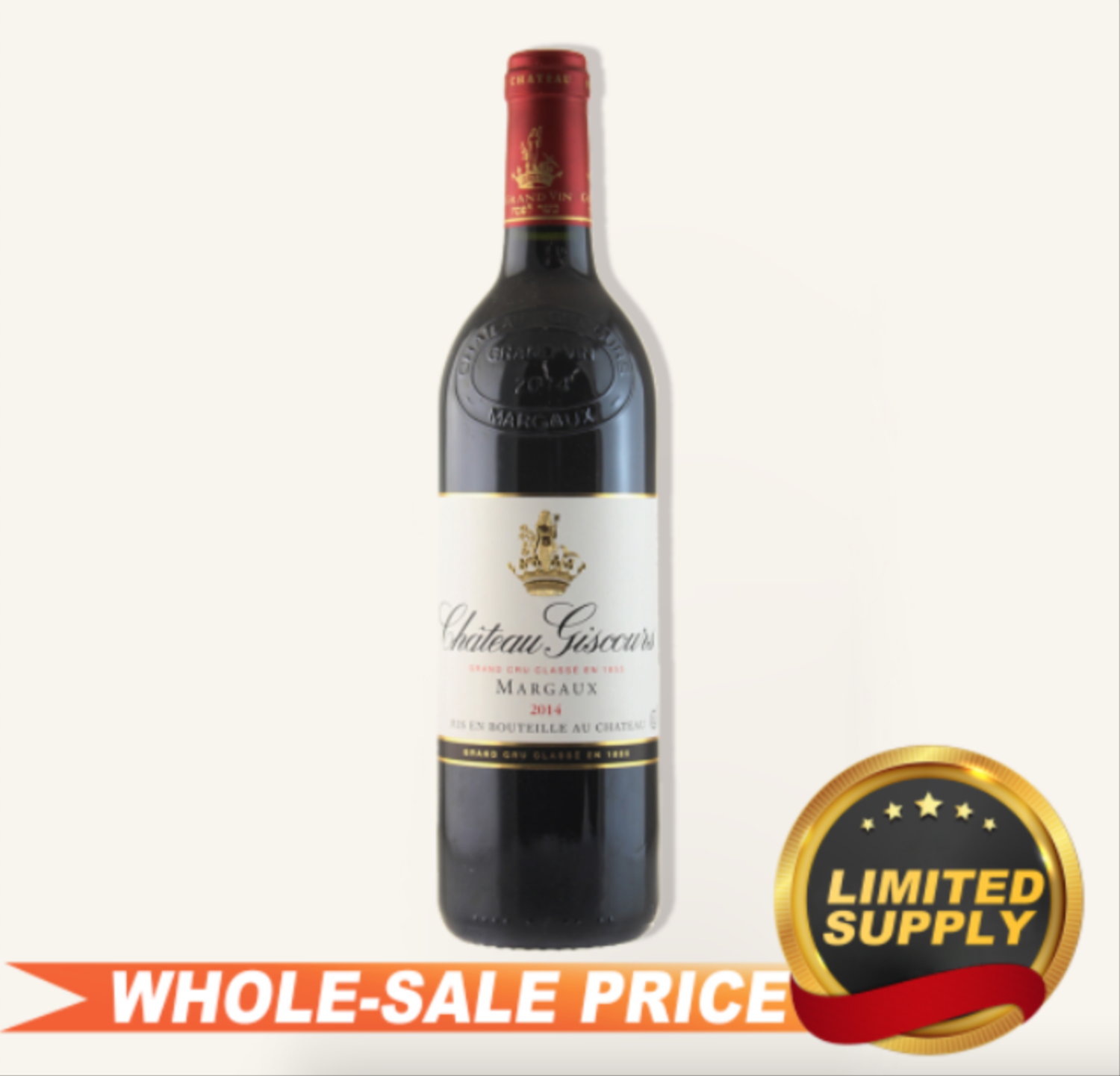 Chateau Giscours Margaux 2014 750ml $79 FREE DELIVERY - Uncle