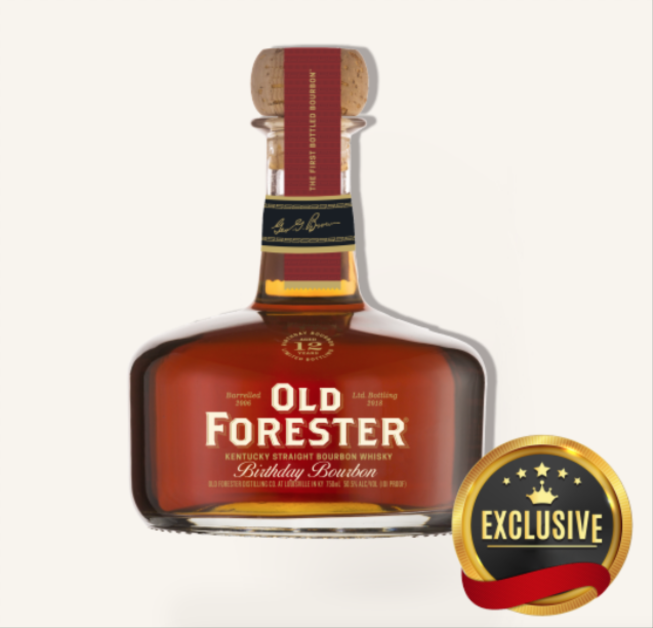 Old Forester Birthday Bourbon 750ml 808 FREE DELIVERY Uncle Fossil