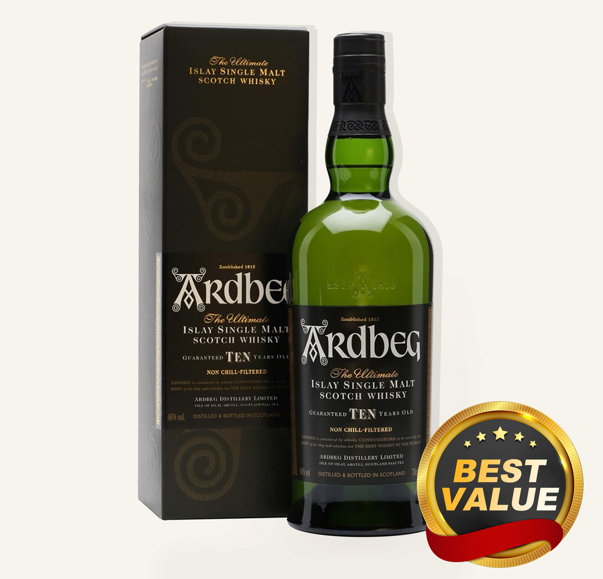 Uigeadail Single Malt Scotch Whisky, Ardbeg, Islay (Gift Boxed