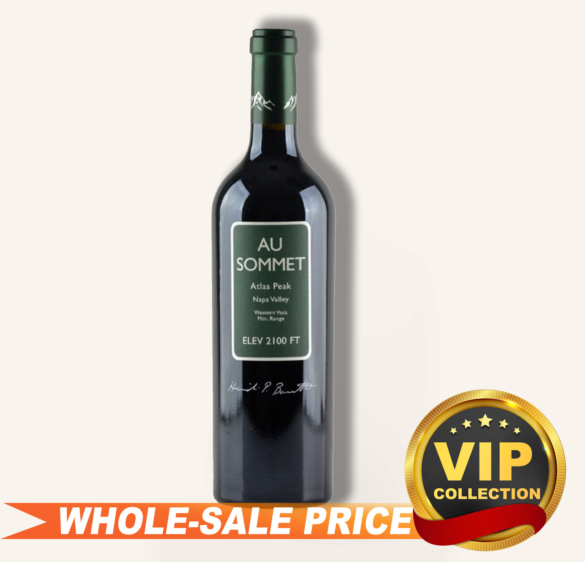 Au Sommet Atlas Peak Red Wine 2019 750ml 239 FREE DELIVERY Uncle Fossil Wine&Spirits