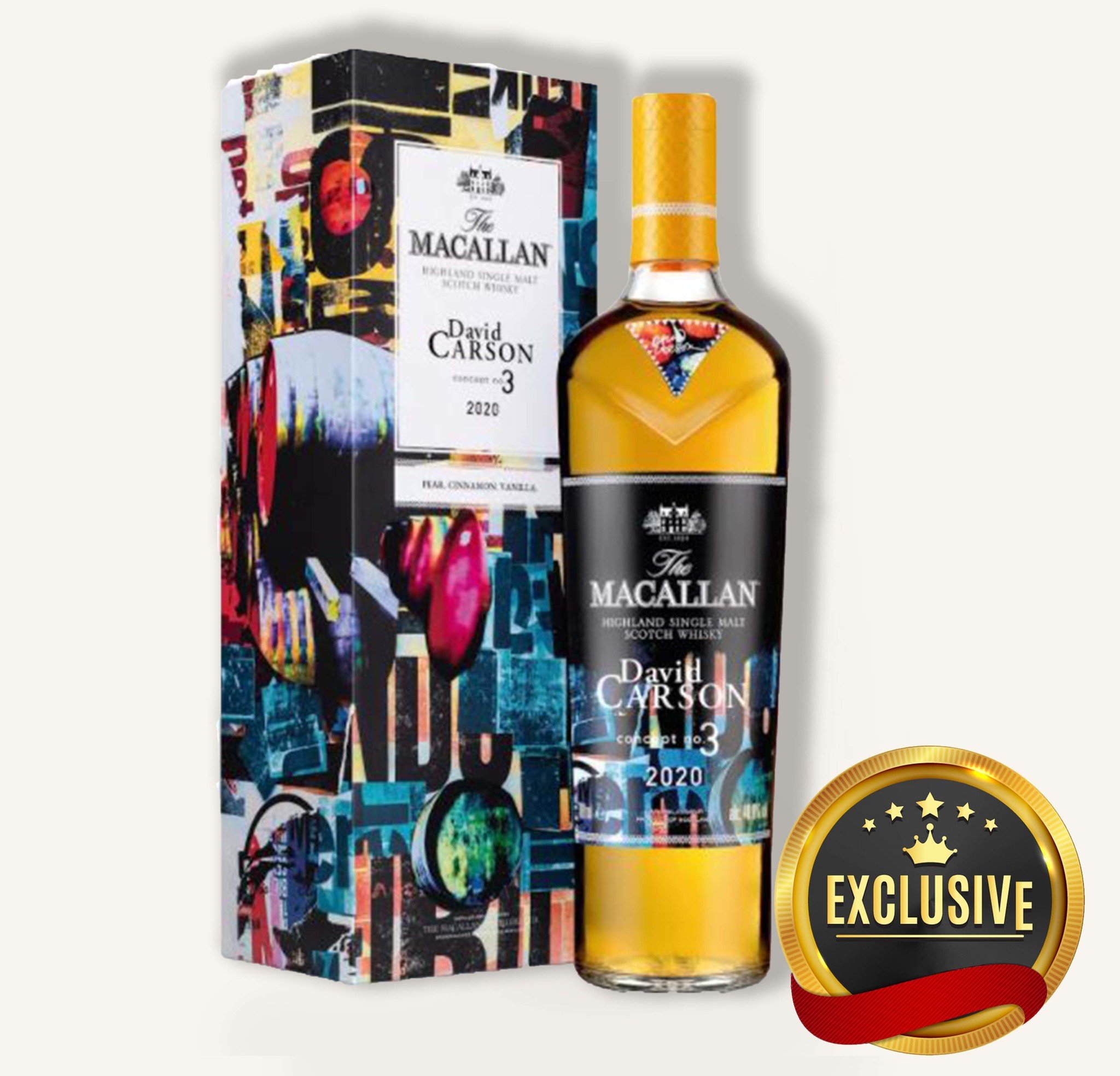 ウイスキー The Macallan David Carson 3 2020 the-macallan-macallan-david-
