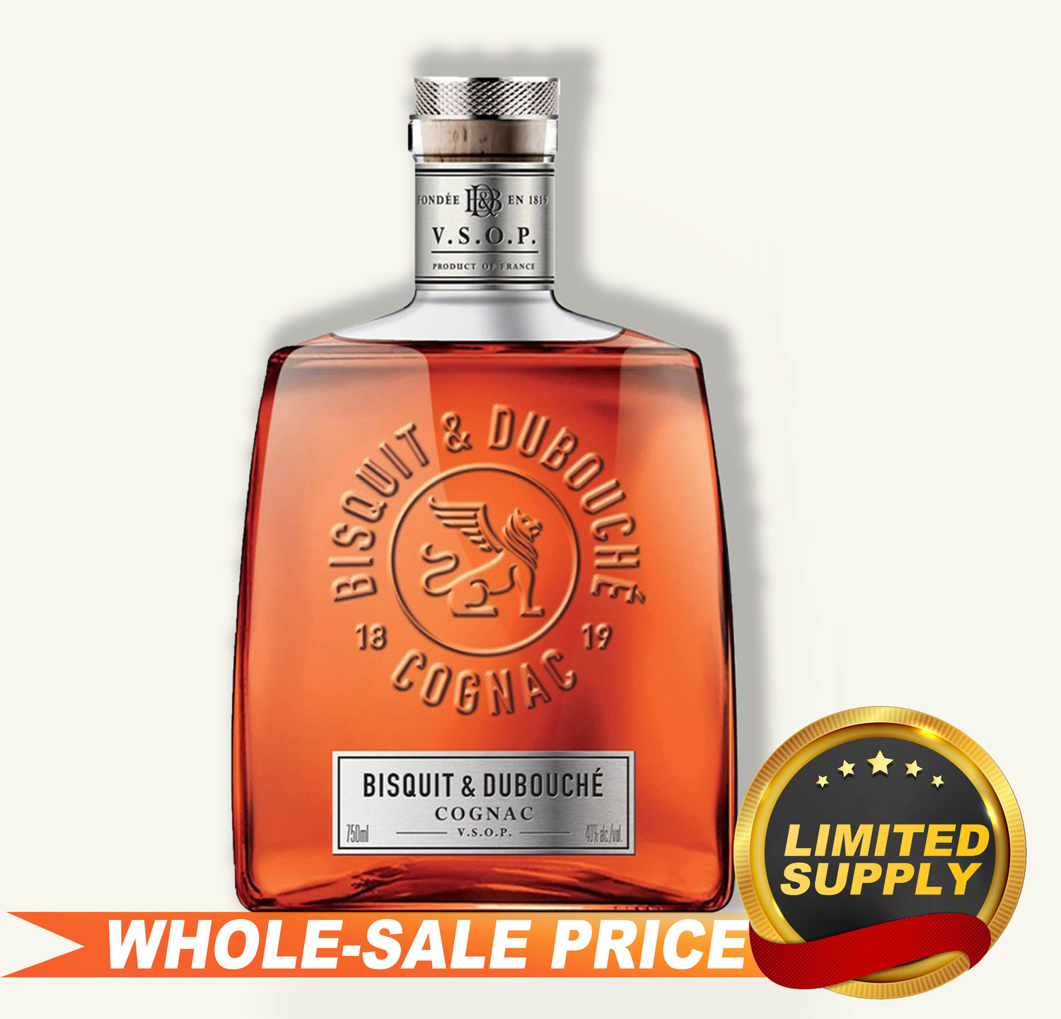Bisquit & Dubouche Cognac VSOP 750ml $59 FREE DELIVERY - Uncle Fossil ...