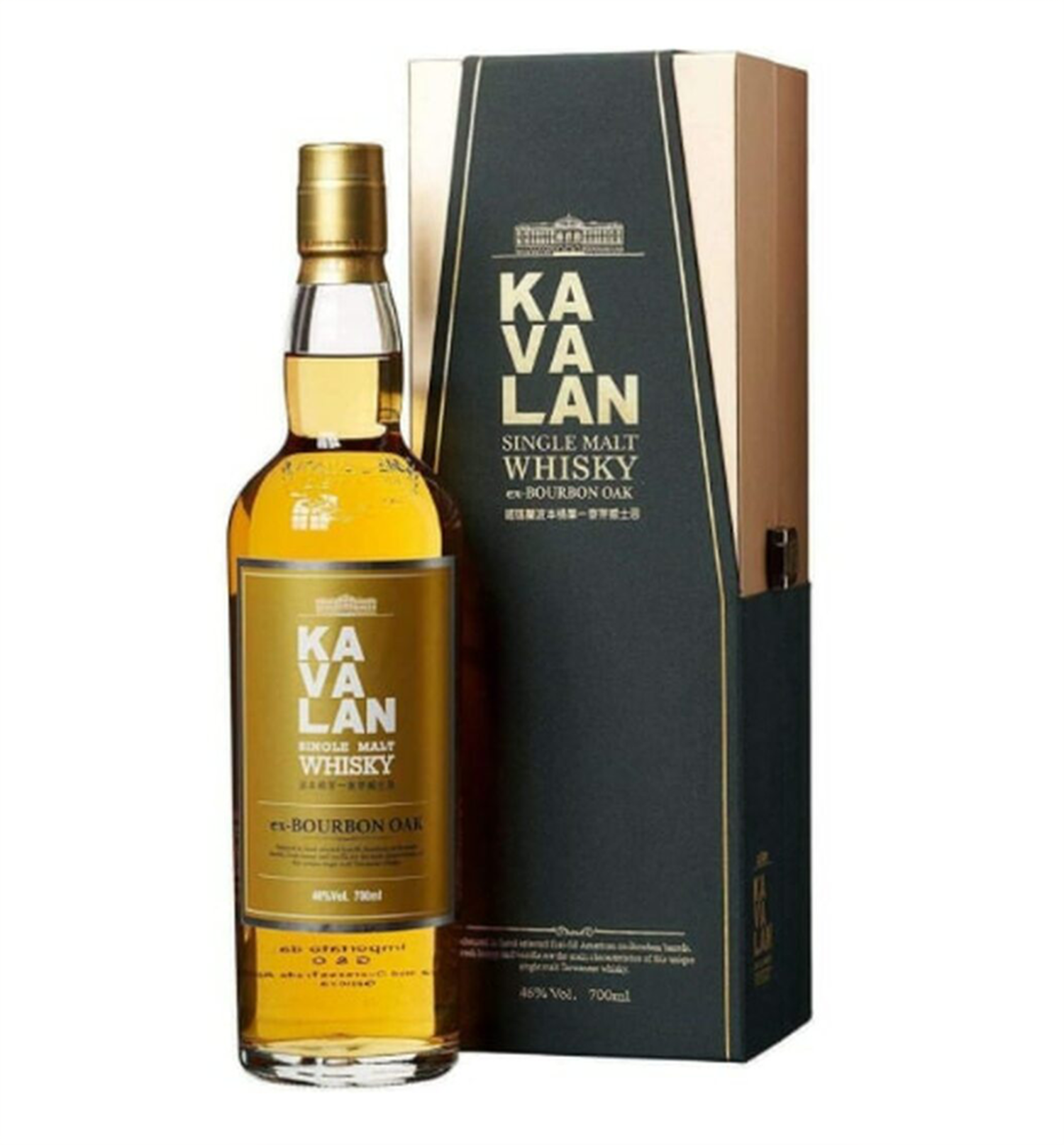 Kavalan Ex-Bourbon Oak Taiwan Whisky 46% Alc 750ml $116 FREE