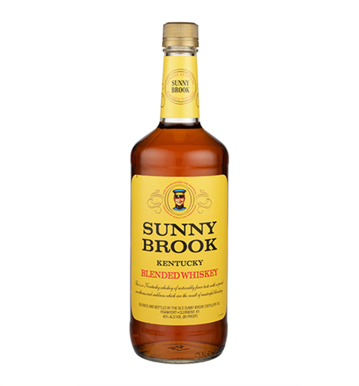 バーボン　SUNNY BROOK オールドボトル古酒バーボン ウイスキー Sunny Brook Blended Whiskey 750ml $10 FREE DELIVERY - Uncle Fossil