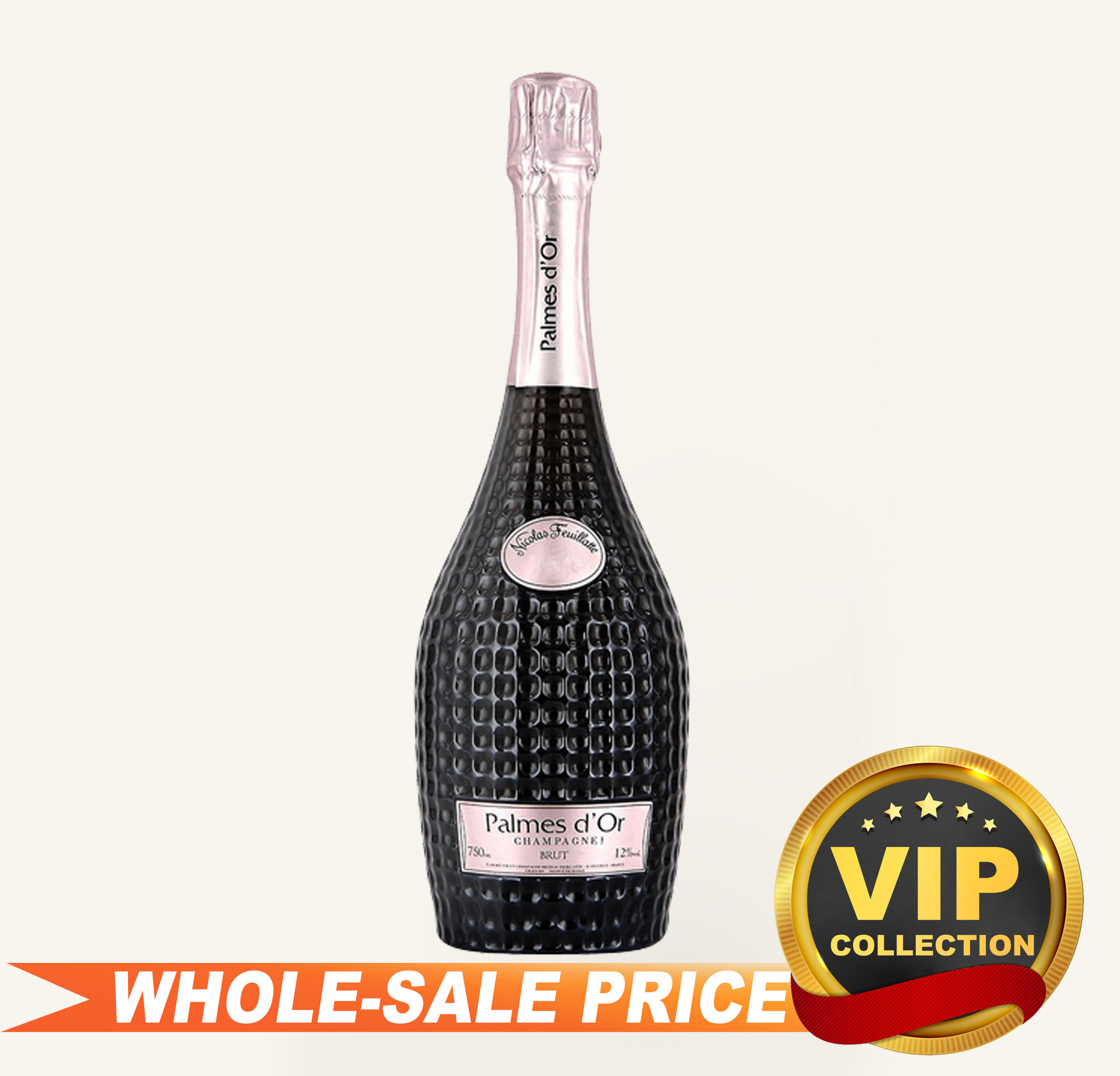 Nicolas Feuillatte Palmes D'or Rose Vintage 2006 Divine Champagne $252 -  Uncle Fossil Wine&Spirits