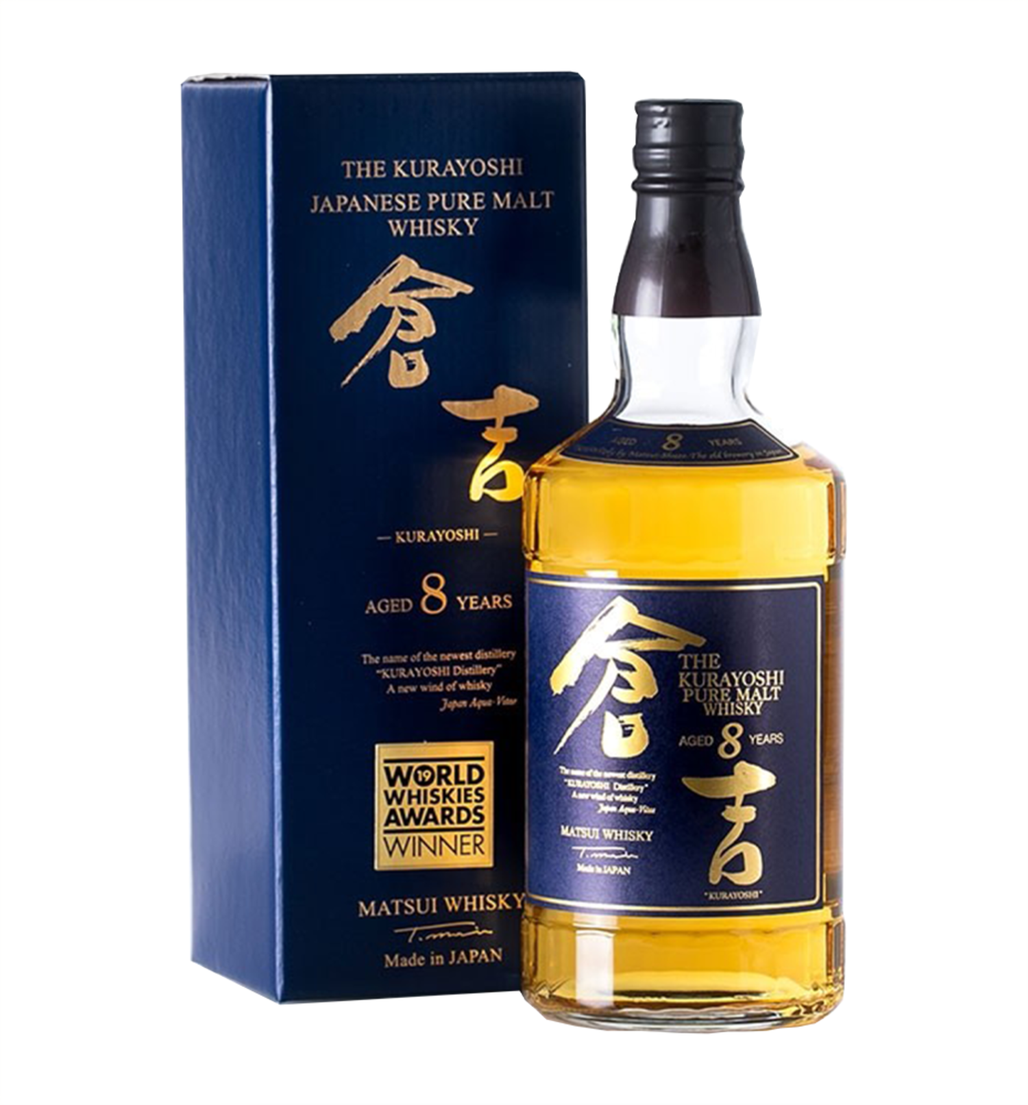 The Kurayoshi Japanese Pure Malt - whisky from the Kurayoshi distillery