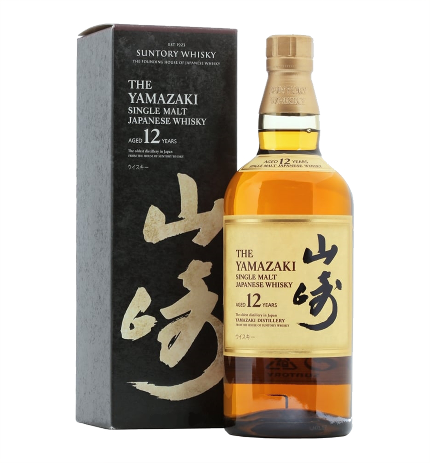 Yamazaki 12Yr Single Malt Japanese Whisky 山崎 750ml FREE DELIVERY