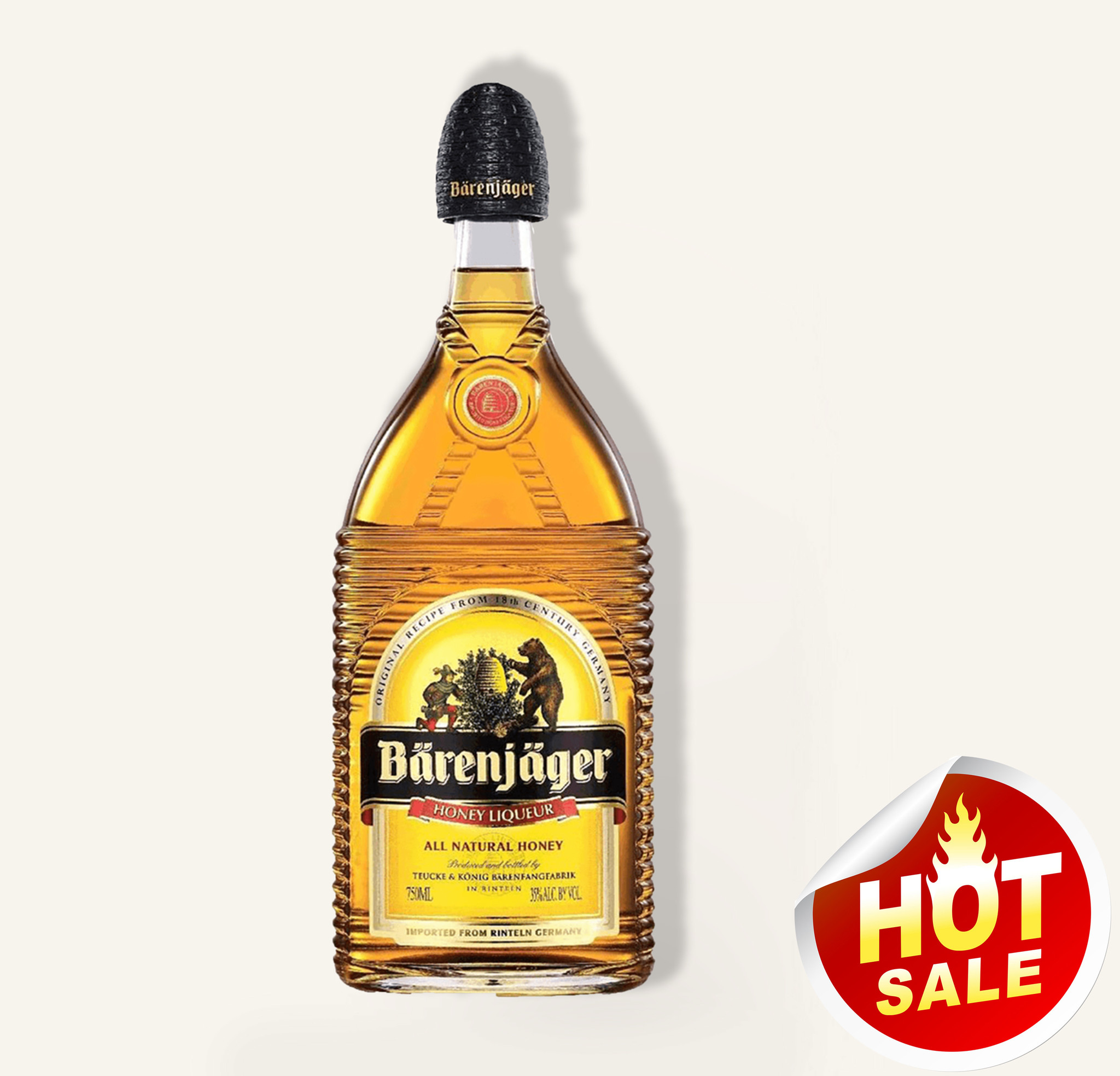 Barenjager Honey Liqueur with Glass 750ml 35 FREE DELIVERY Uncle Fossil Wine&Spirits