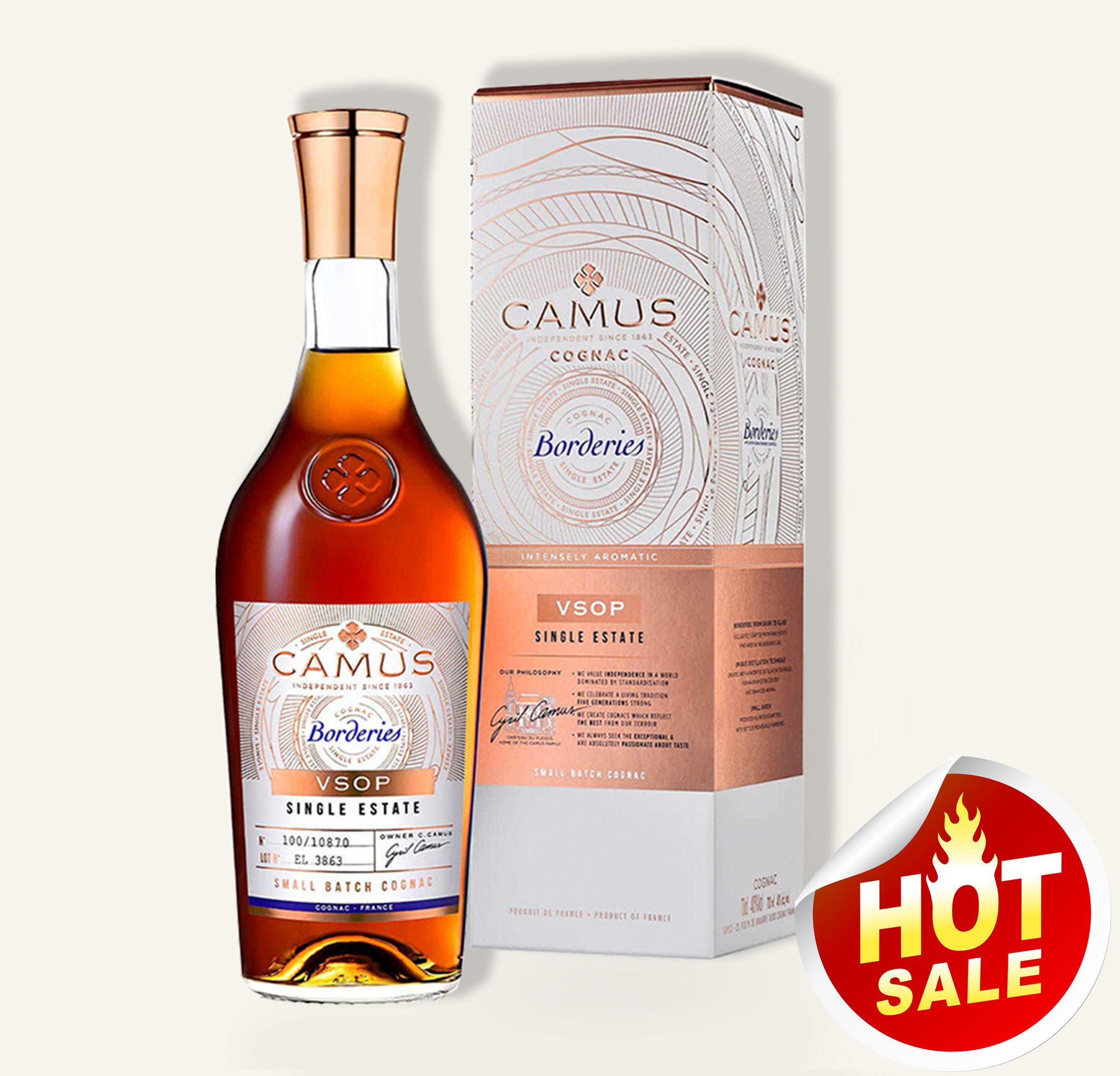 Camus VSOP Borderies Single Estate (New)700ml $58 FREE DELIVERY - Uncle ...