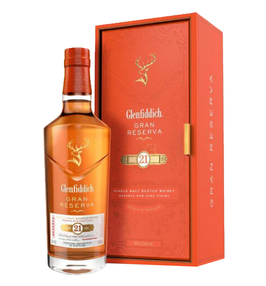 Glenfiddich Scotch Single Malt 21 Year Old - 750 ml bottle
