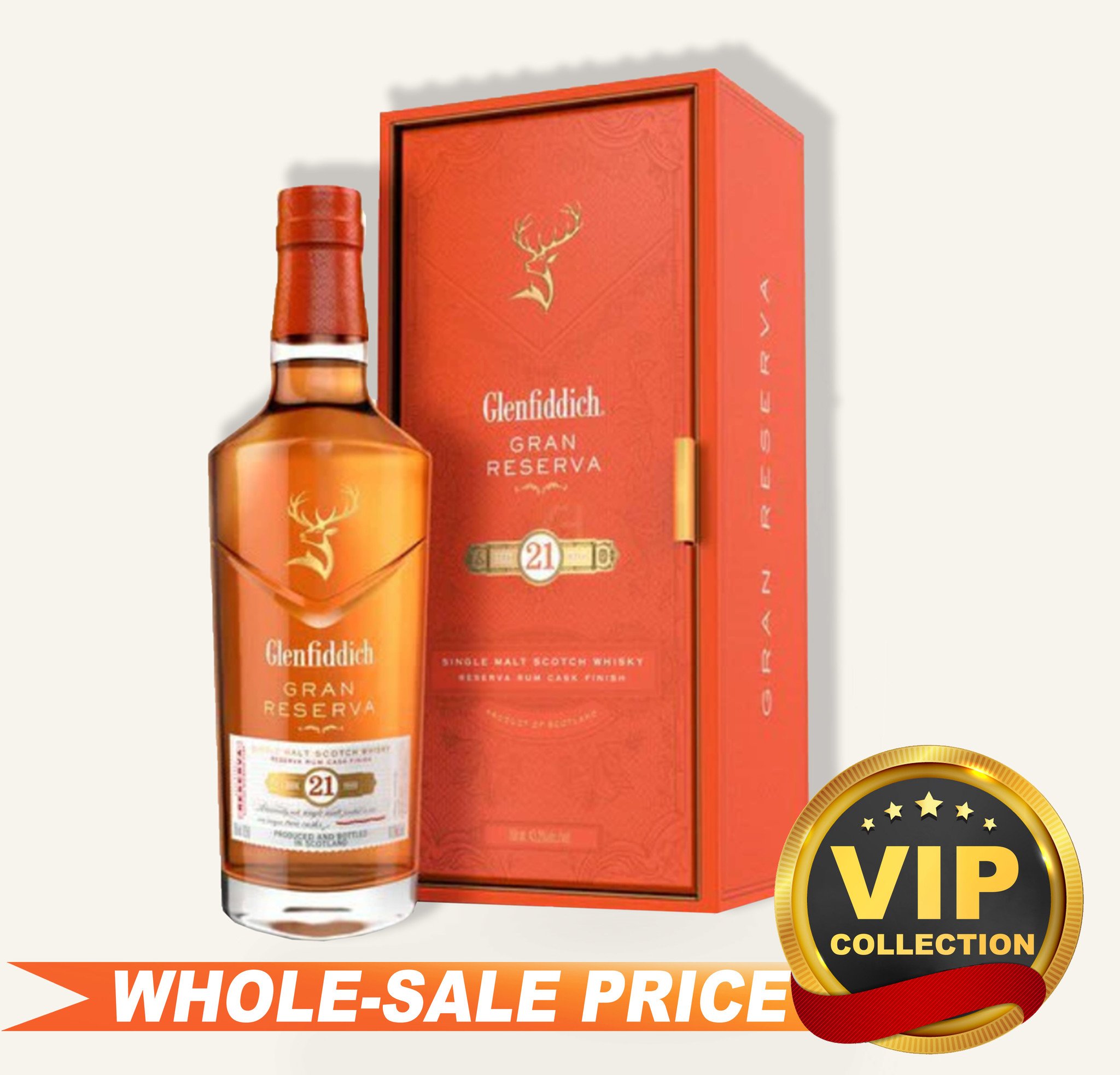 Product Detail  Glenfiddich 21 Year Old Gran Reserva Rum Cask Finish  Single Malt Scotch Whisky