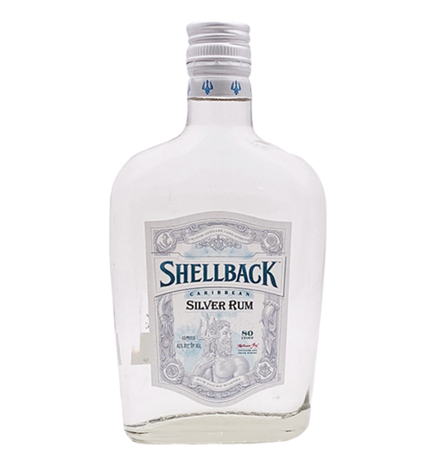 Shellback Caribbean Silver Rum 375ml 7 FREE DELIVERY Uncle Fossil
