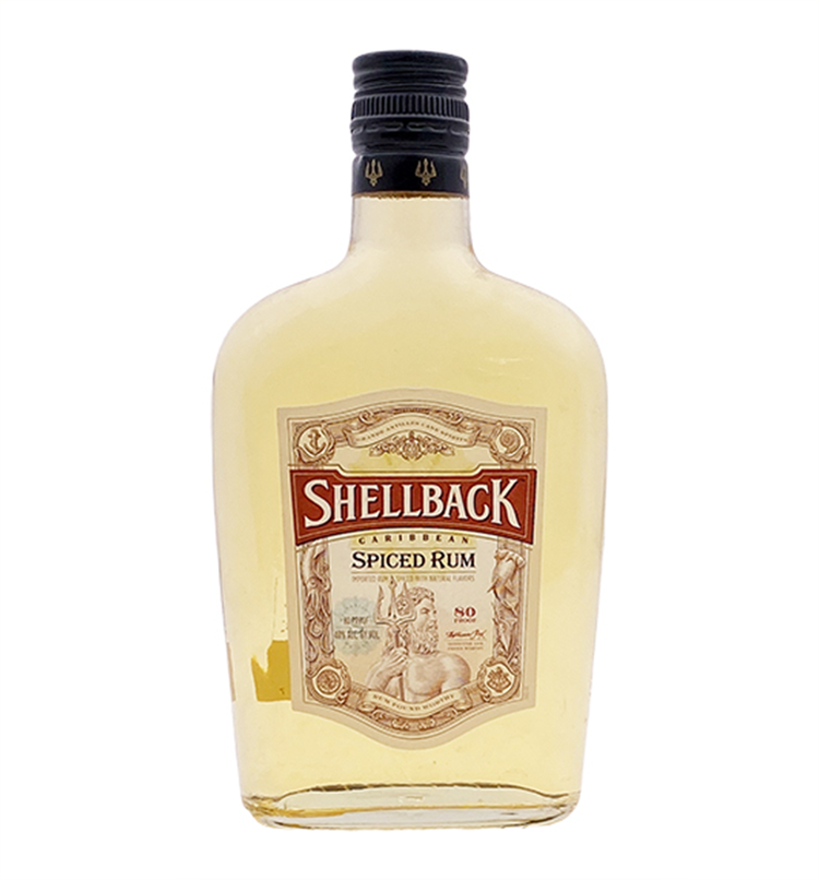 Shellback, Caribbean Spiced Rum 375ml 12 FREE DELIVERY Uncle Fossil