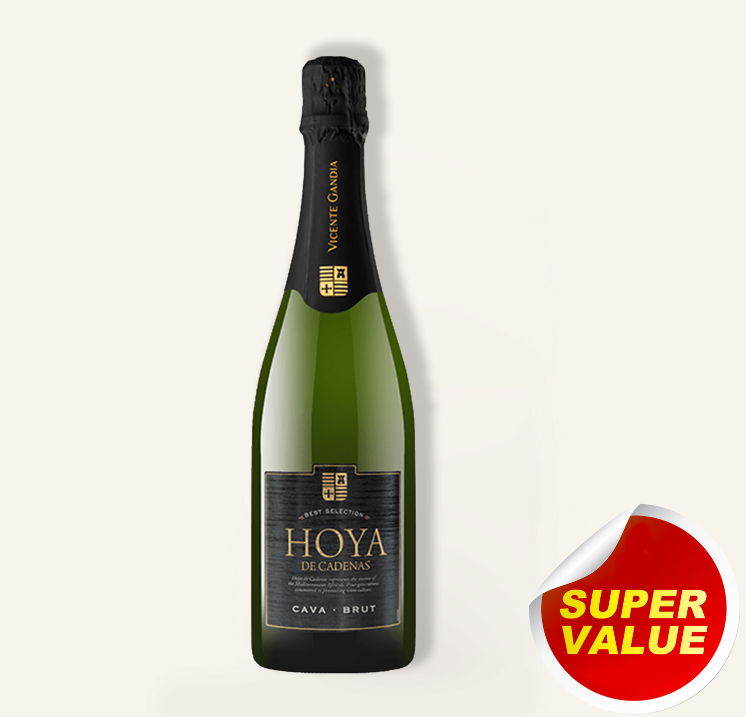 Hoya de Cadenas Cava Brut Sparkling Wine 750ml 16 Uncle Fossil Wine