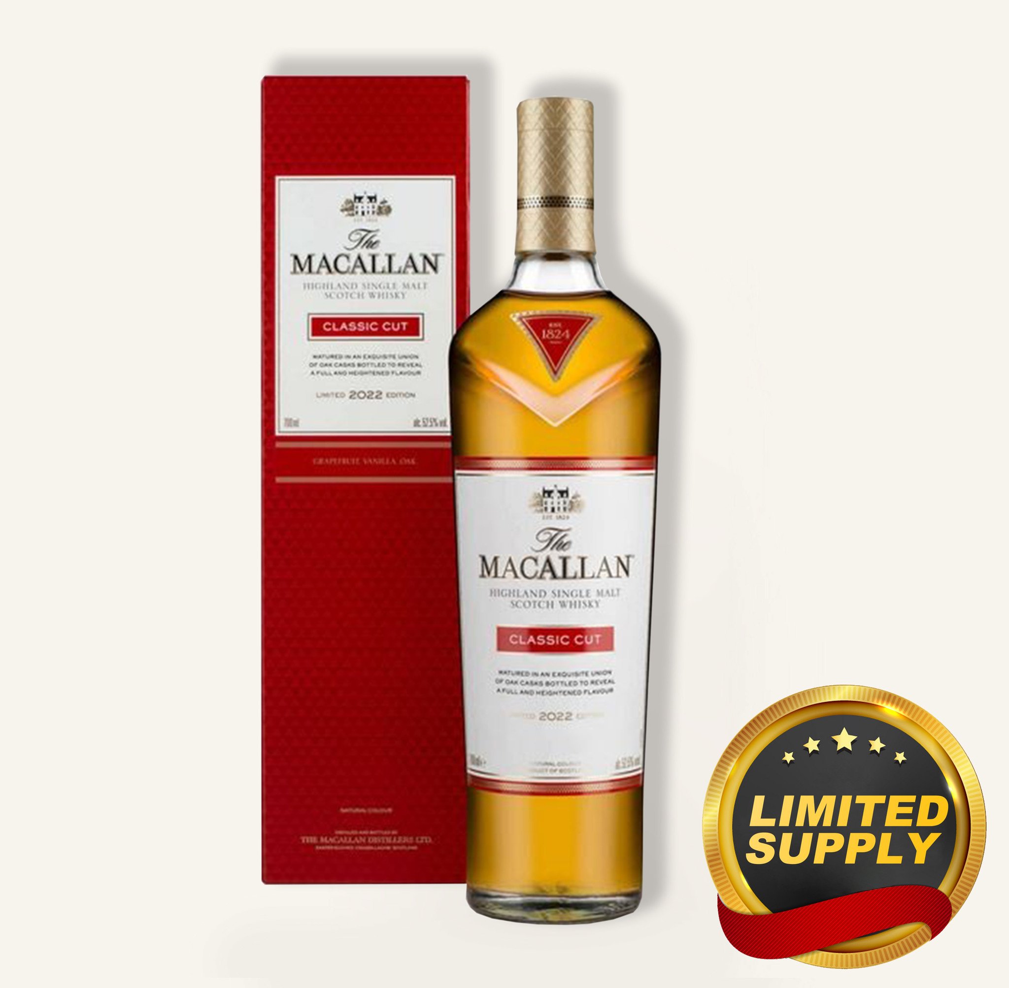The Macallan Classic Cut Single Malt Scotch Whisky 2022 Edition 