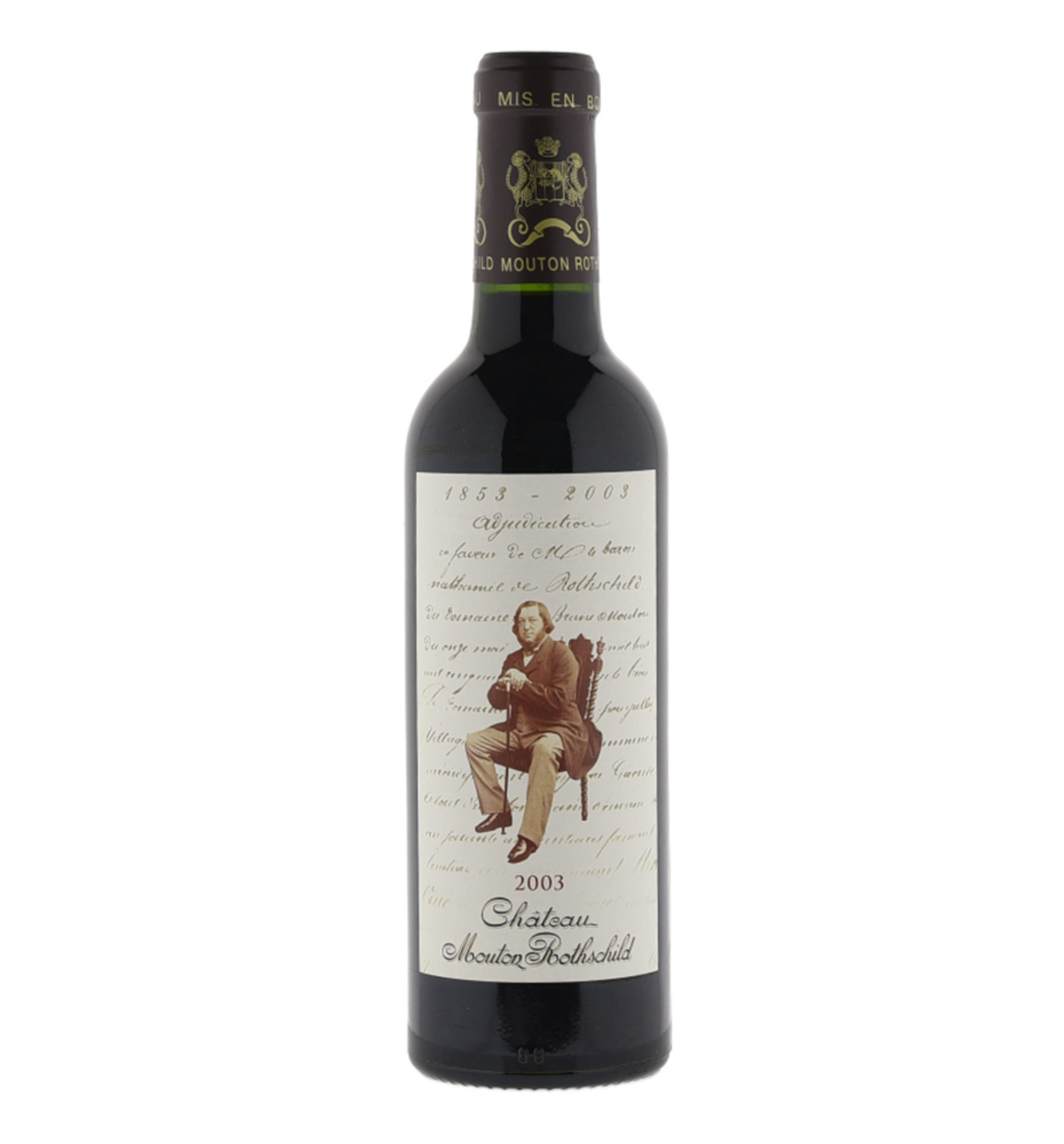 Chateau Mouton Rothschild 2003 375ml $419 - Uncle Fossil