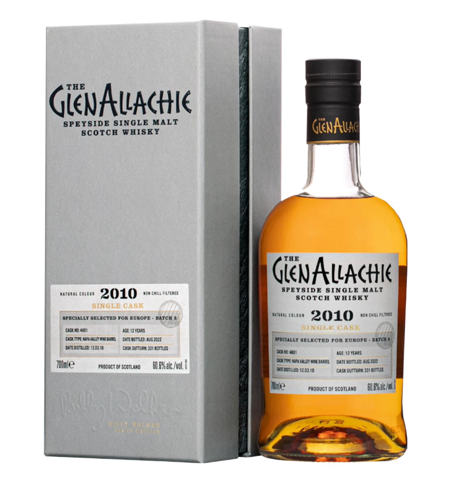 The GlenAllachie 2010 11 Yr Napa Valley Wine Barrel Single Cask