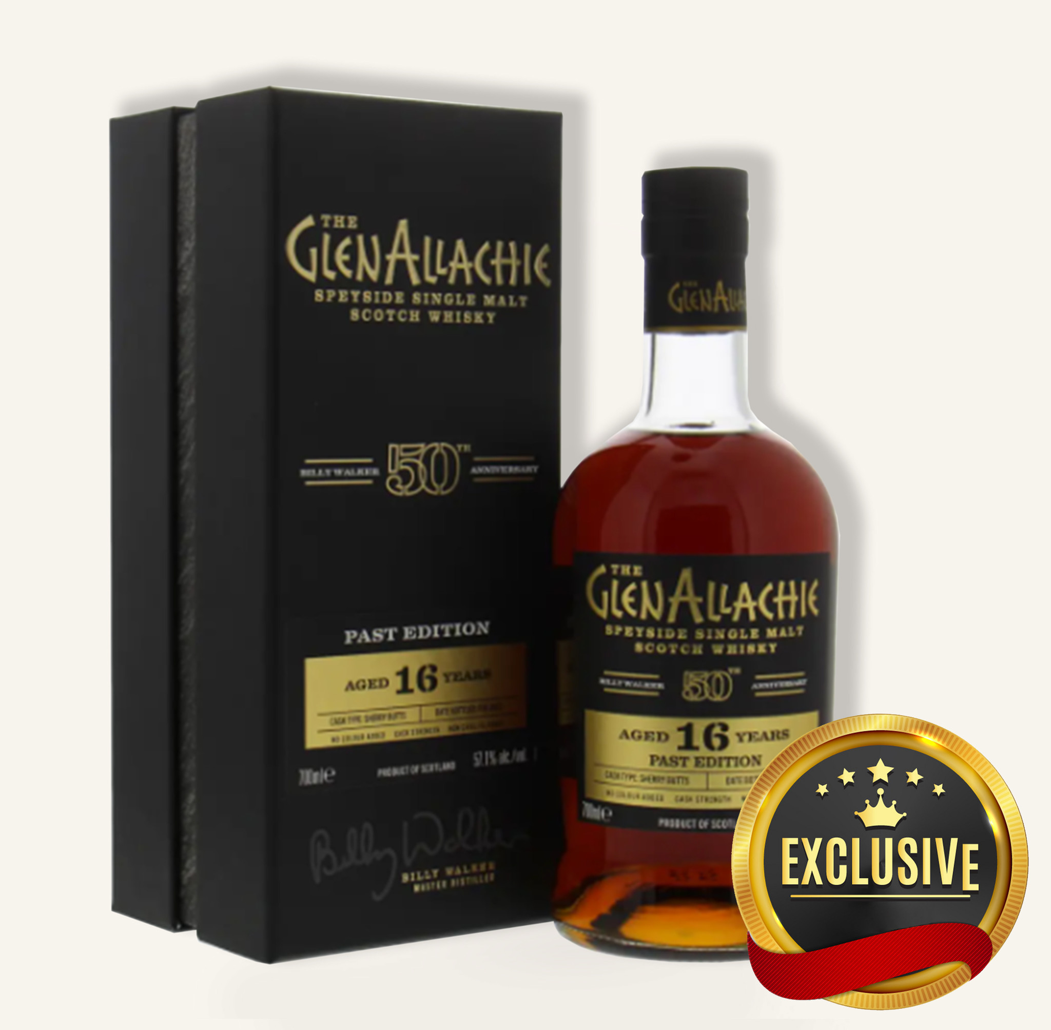 The Glenallachie 16 Yr Billy Walker 50th Anniversary Mizunara Cask