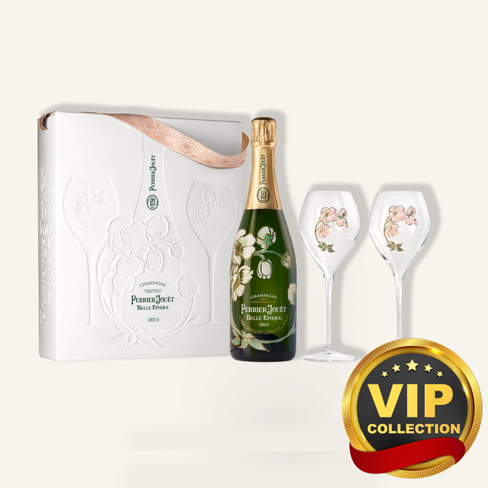 Armand de Brignac & Perrier-Jouët セット Perrier Jouët Blanc De Blancs Gift Set Champagne With Pink 2