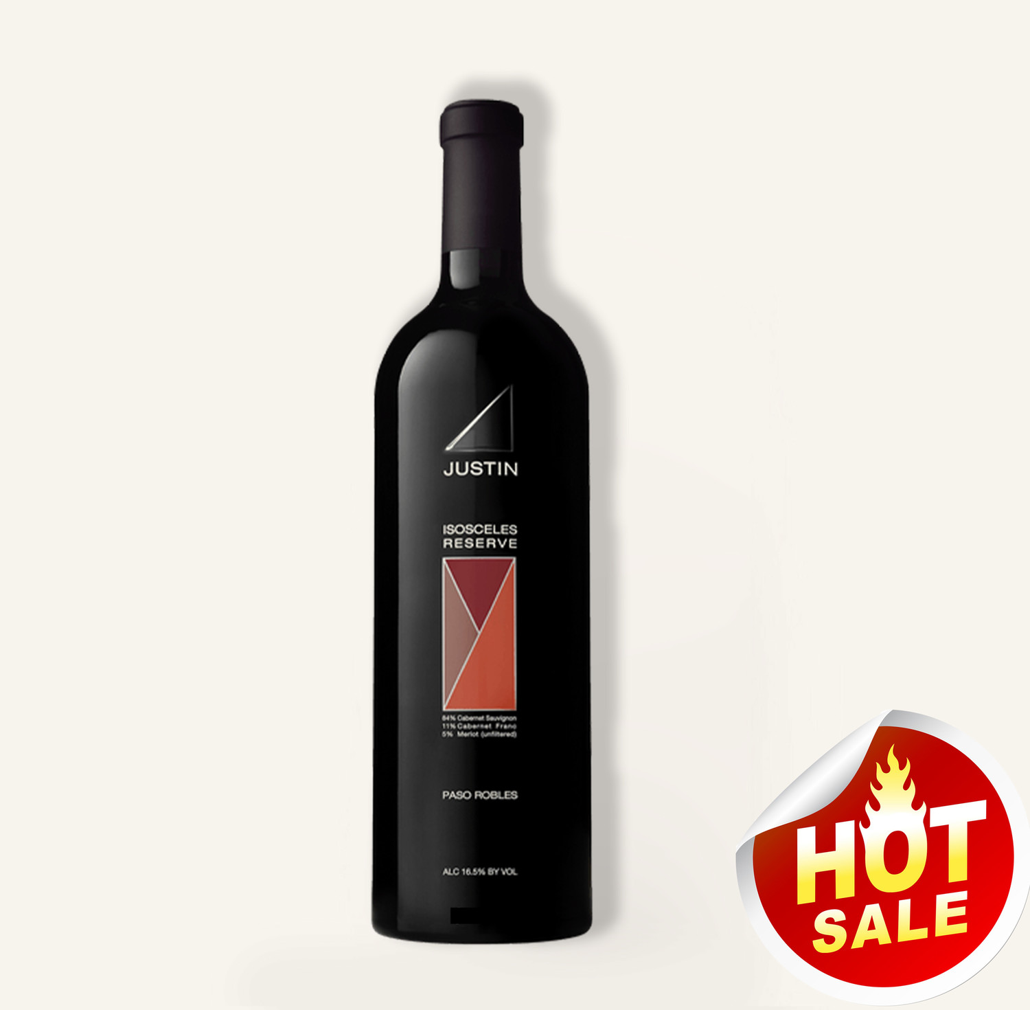 Justin Isosceles Reserve Paso Robles Red Wine 2016 750ml 148 Uncle