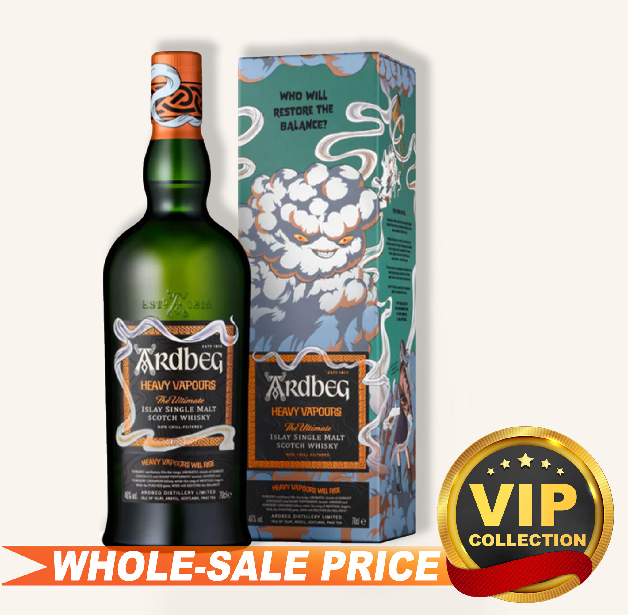 Ardbeg Heavy Vapours Committee Release Islay Single Malt Scotch Whisky  750ml - Uncle Fossil Wine&Spirits