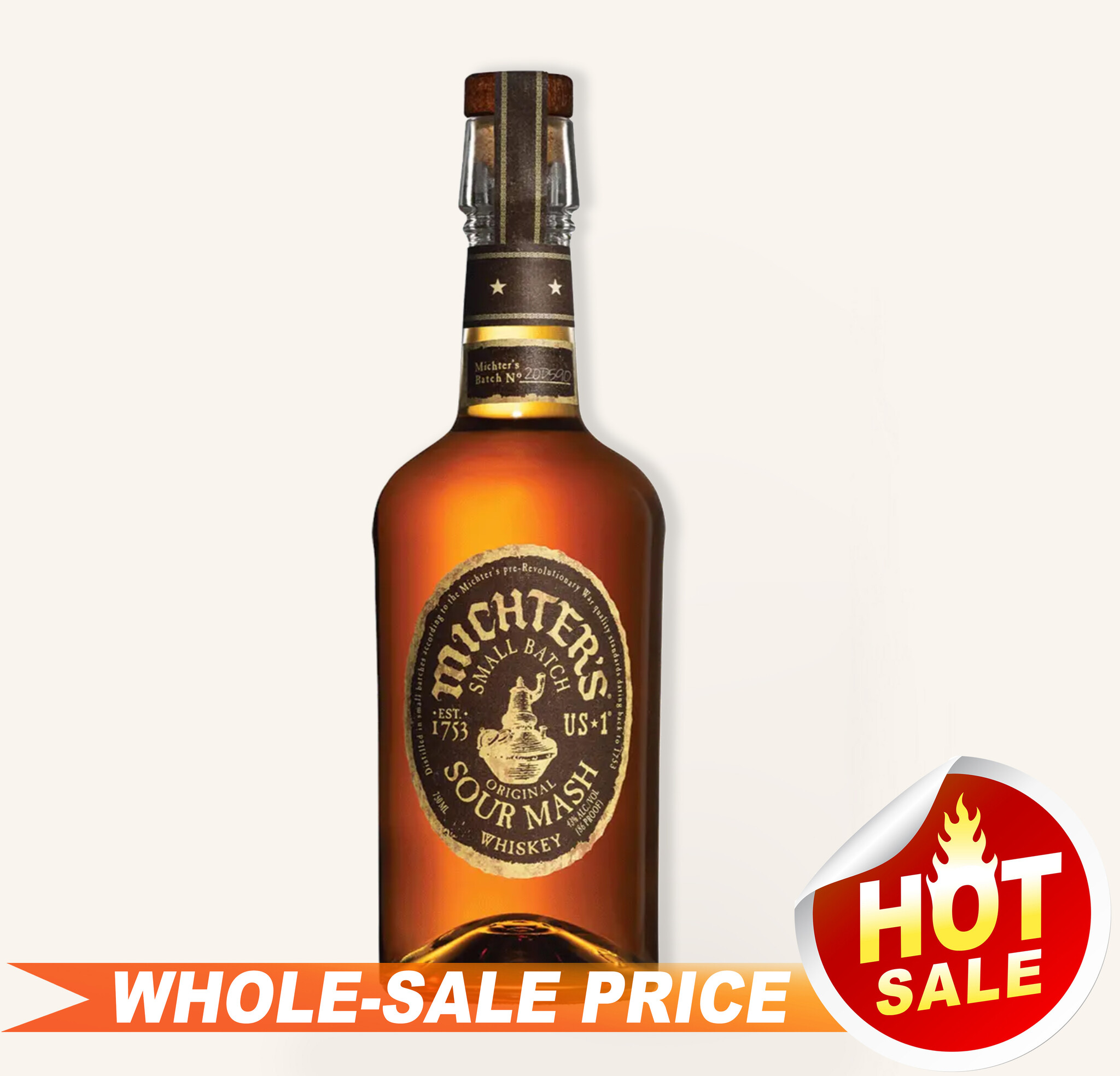 Michter's US*1 Small Batch Sour Mash Whiskey 750ml $39