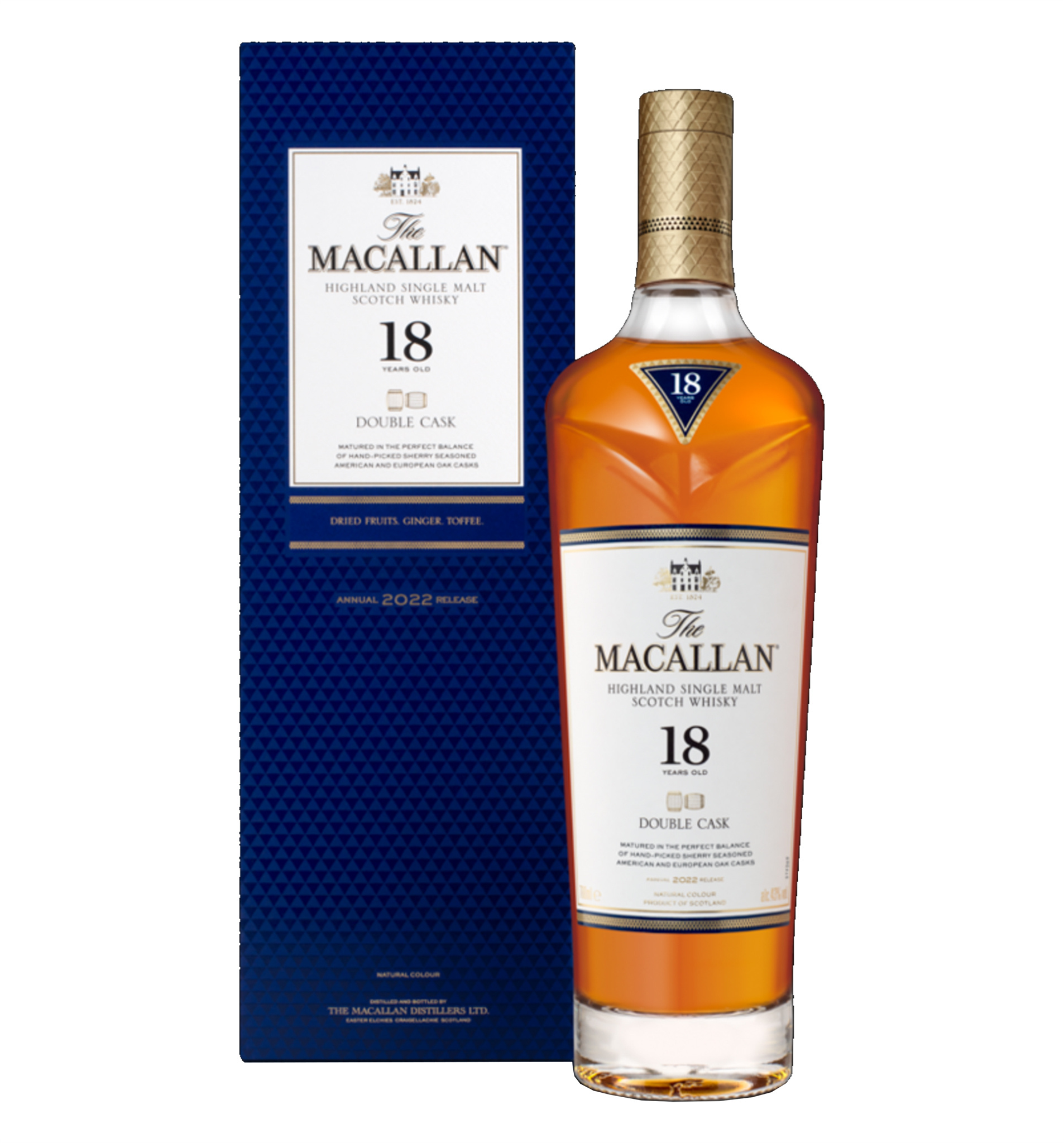 The Macallan 18Yr Double Cask Single Malt Scotch Whisky $399