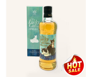 ウイスキー MARS The Lucky Cat Ash '99 700ml&500ml Mars 'The Lucky Cat' Ash 99 Blended Japanese Whisky, Japan