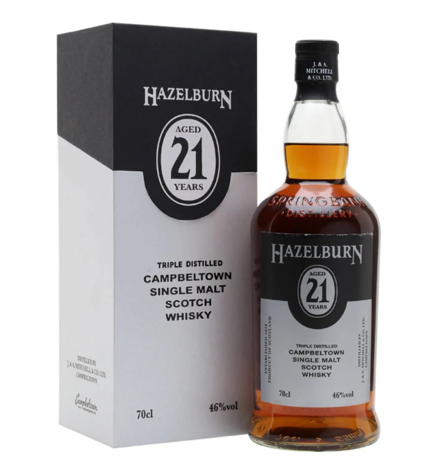 Hazelburn 21 Yr Single Malt Scotch Whisky 700ml $769 - Uncle