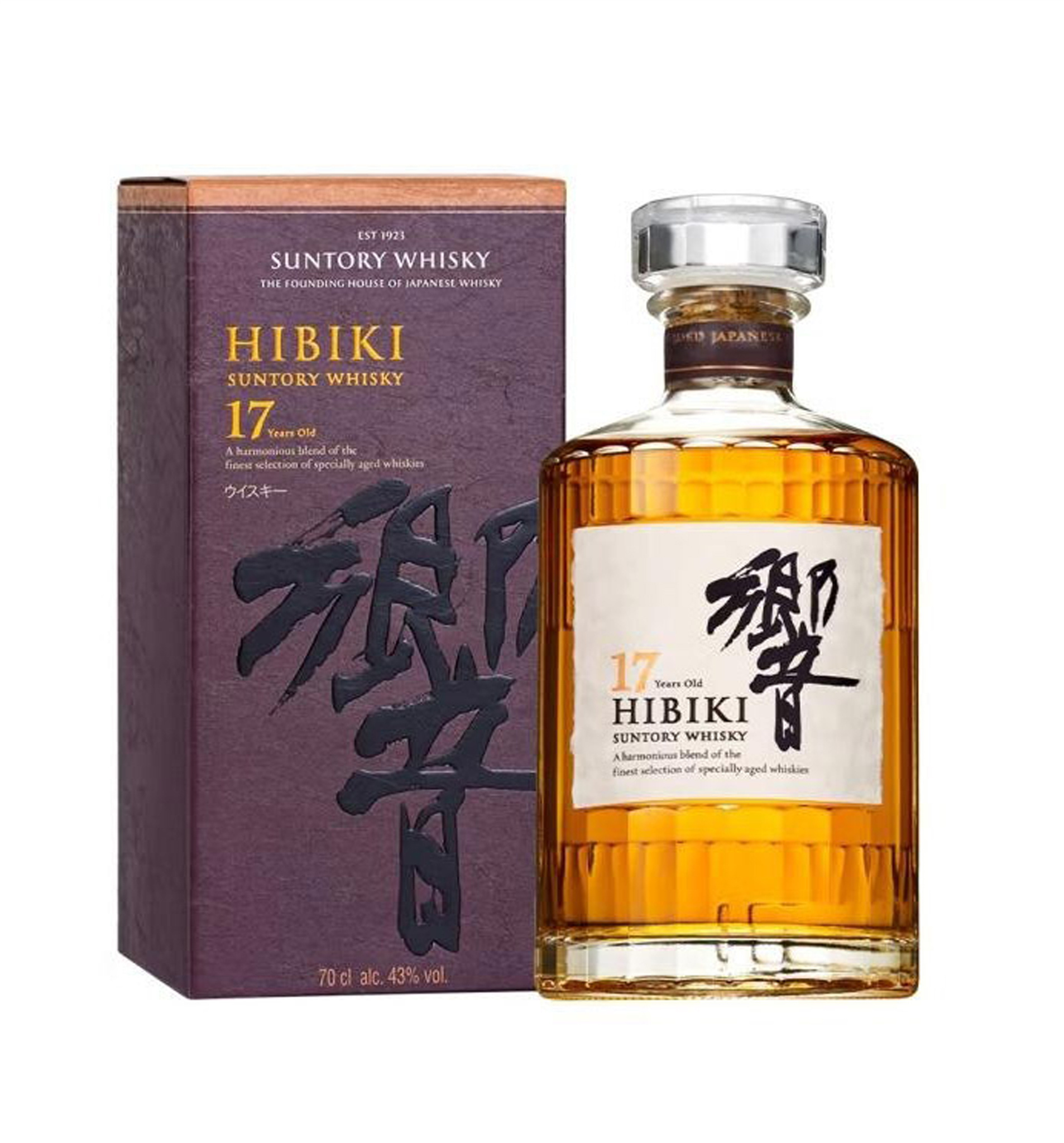 Hibiki 17 Yr Blended Japanese Whisky (no box)響700ml $988 - Uncle