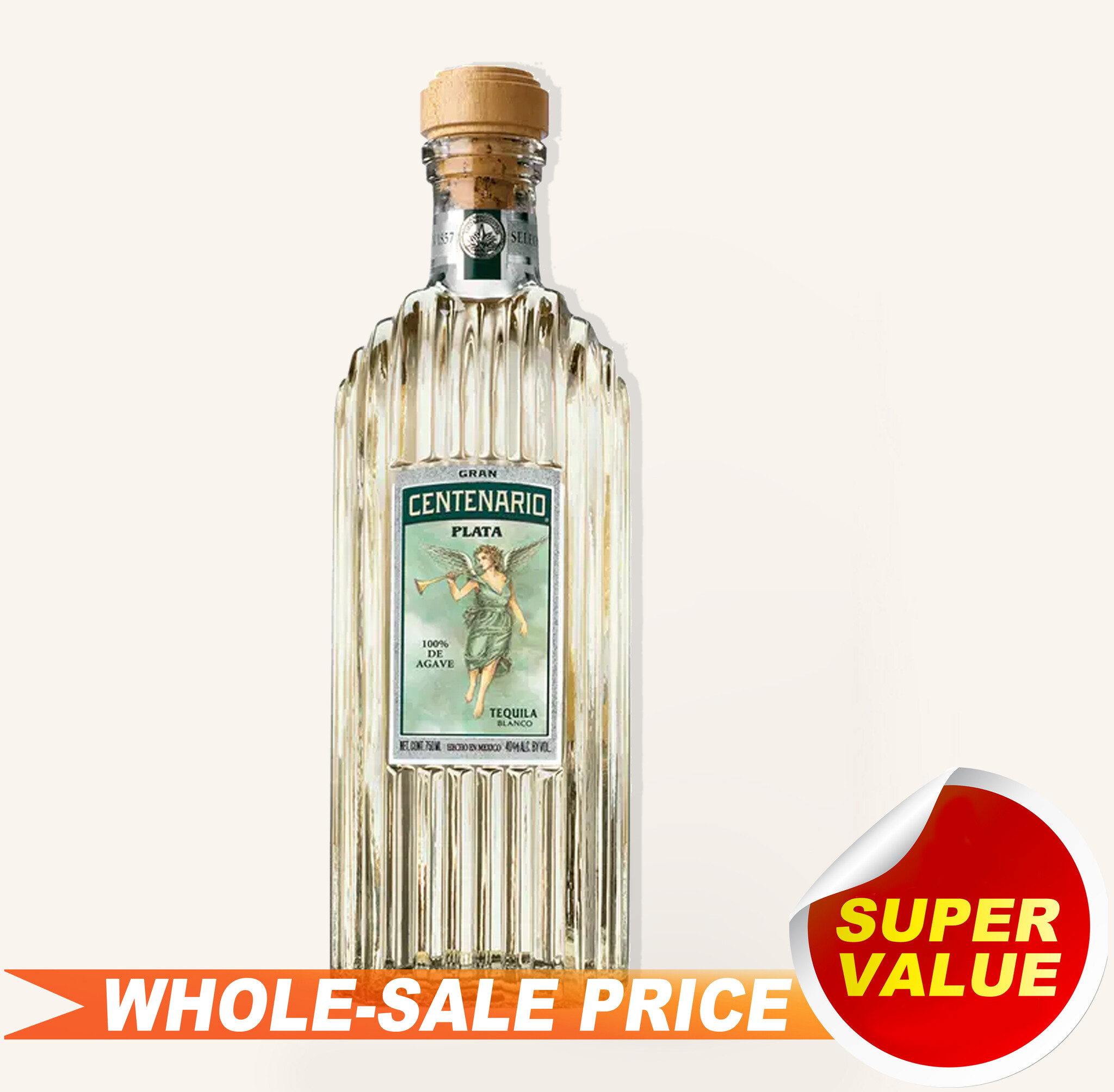 Gran Centenario Plata Tequila 750ml 25 Uncle Fossil Wine&Spirits