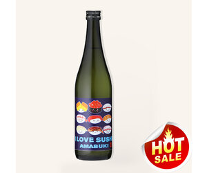 Amabuki I Love Sushi Junmai 纯米酒720ml $35 - Uncle Fossil
