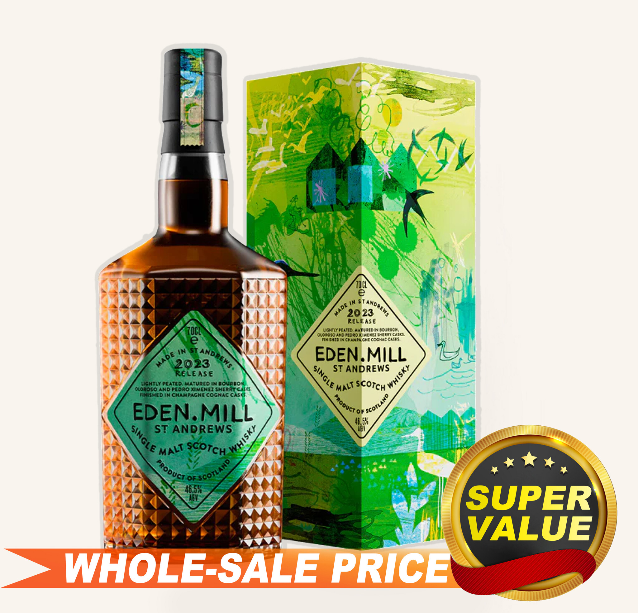 Eden Mill Single Malt Scotch Art of St. Andrews 2023 750ml 168 Uncle