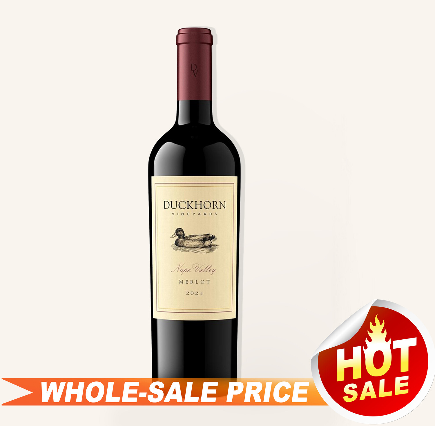 Duckhorn Vineyard Napa Valley Merlot Red Wine 2022 $39 - Uncle Fossil