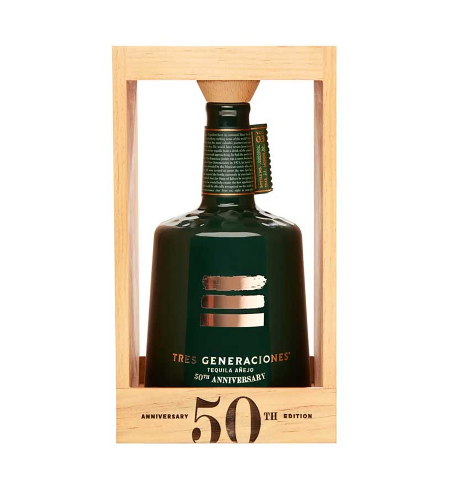 Tres Generaciones 50th Anniversary Anejo Tequila 750ml $179 - Uncle ...