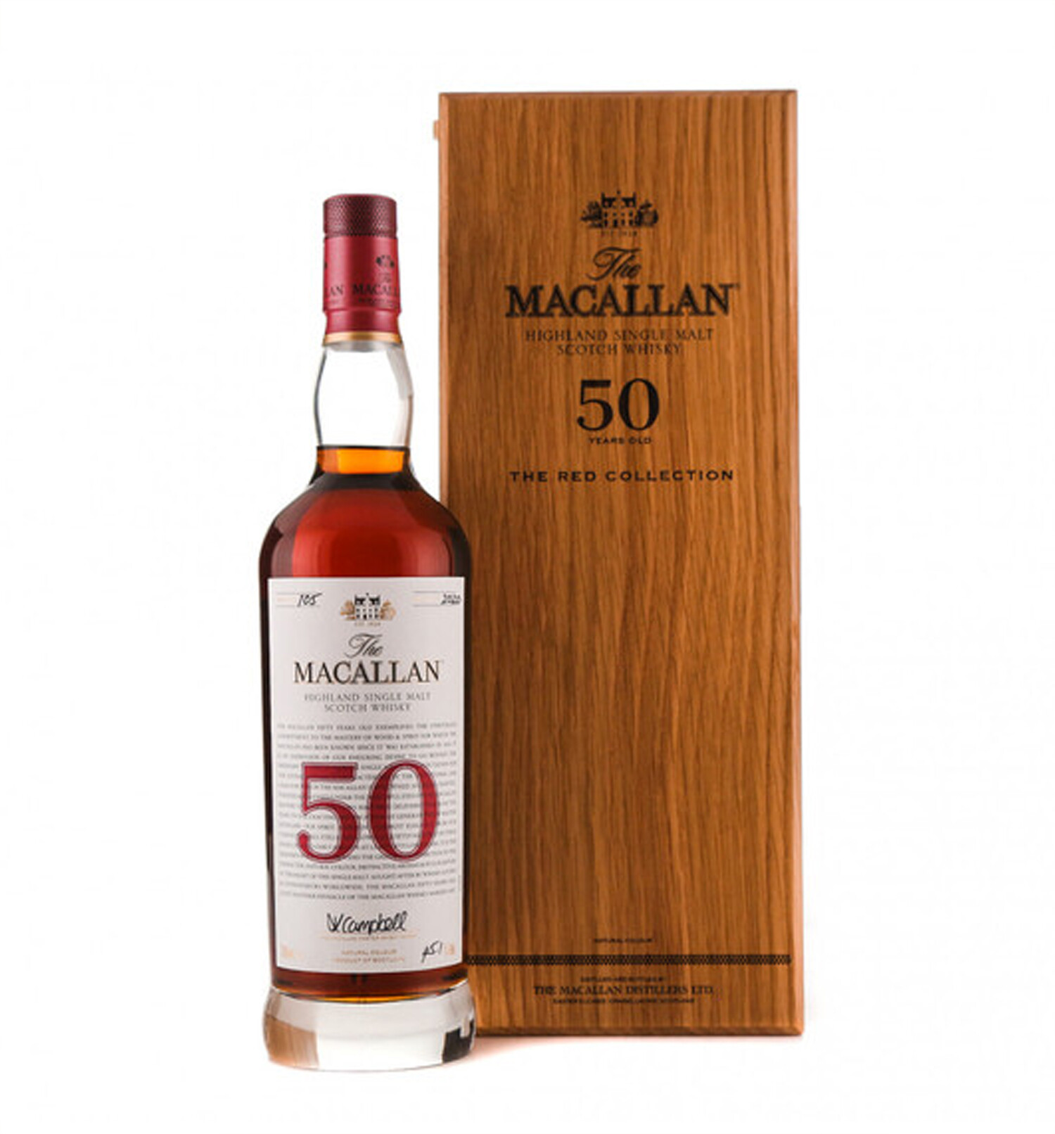The Macallan The Red Collection 50 Yr Scotch Whisky 700ml $47999 ...