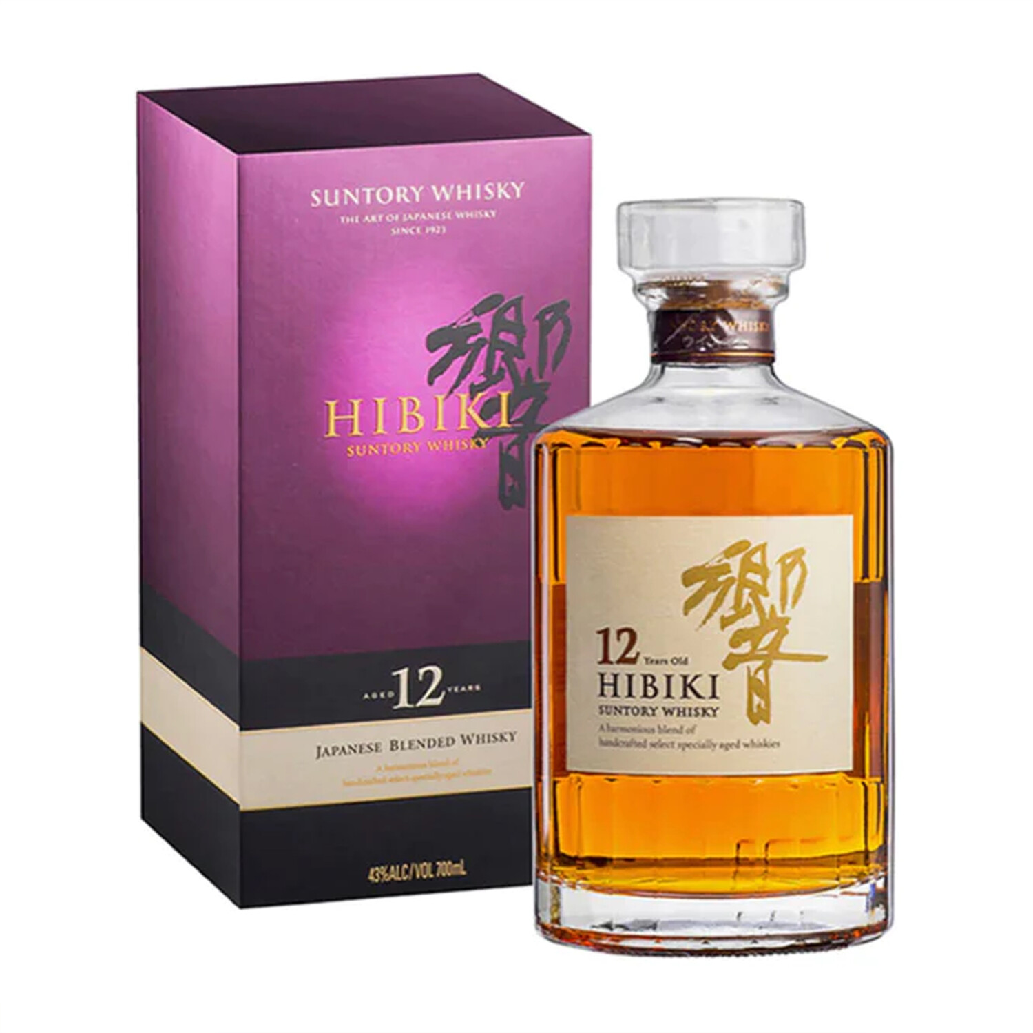 Hibiki 12 Yr Blended Japanese Whisky 響 750ml $629 - Uncle Fossil  
