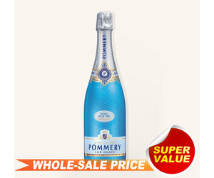 pommery  Blue Sky （ポメリーロワイヤルブルースカイ） Pommery Champagne Dry Royal Blue Sky Sur Glace 750ml $74