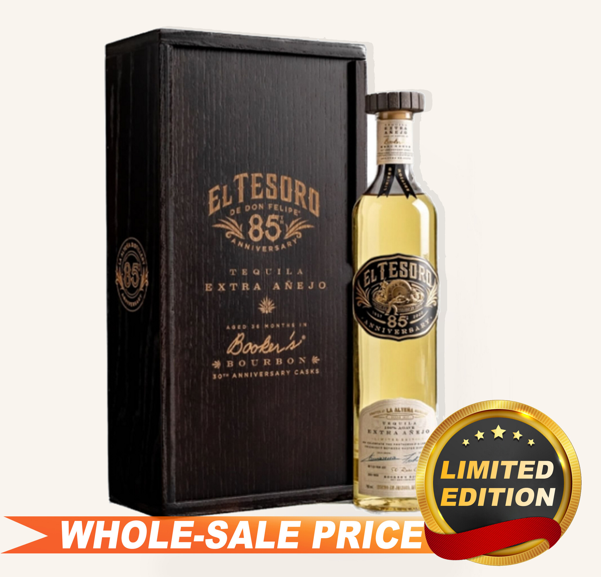 El Tesoro 85th Anniversary Limited Edition Extra Anejo Tequila 559 Uncle Fossil Wine&Spirits