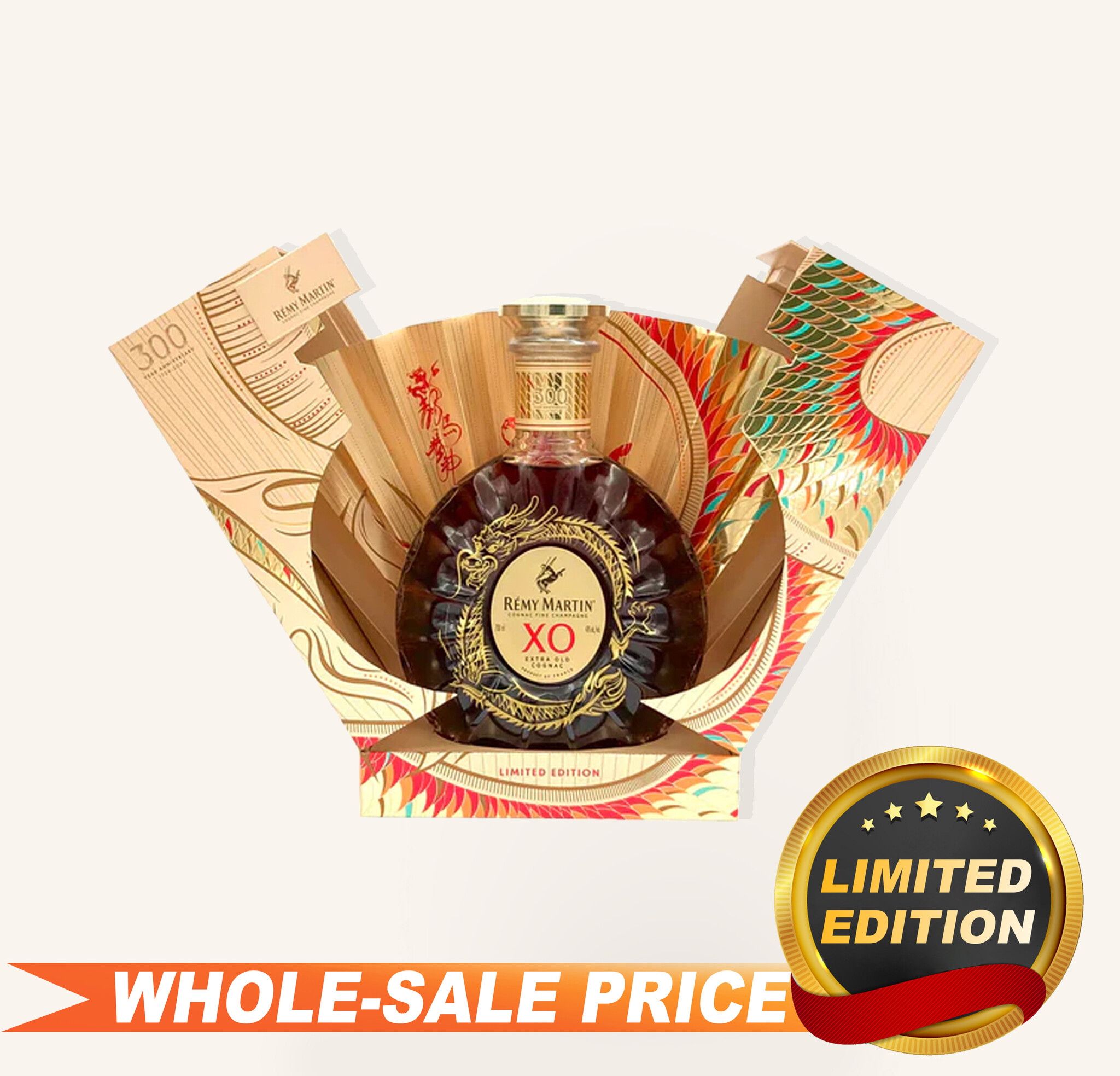 Pink Remy Martin Remy Martin XO New Year of Dragon Limited Edition 2024 700ml $184 ...