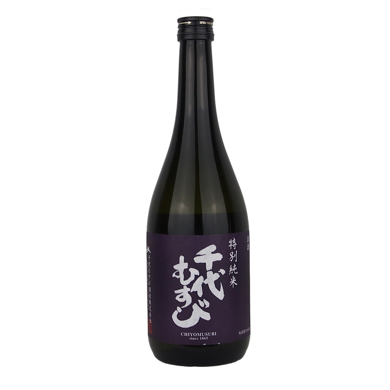 Chiyomusubi Toku Junmai Sake 特别纯米720ml $36 - Uncle Fossil 