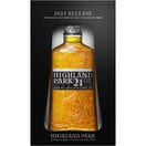 Highland Park 21 Yr Single Malt Scotch Whisky 750ml $359