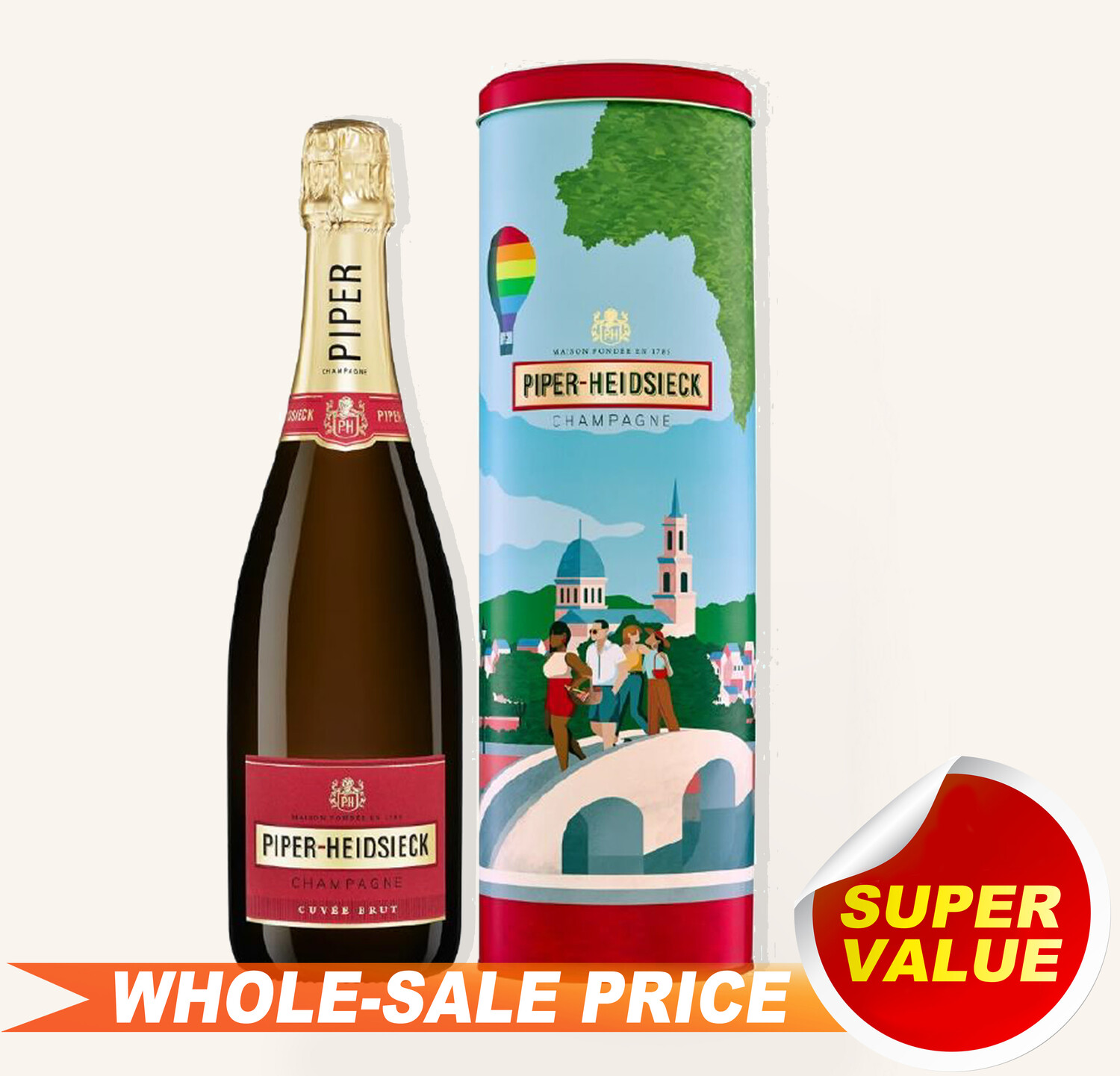 PIPER-HEIDSIECK 2014 & Essentiel (橙)# Piper-Heidsieck Essentiel - Premier Champagne