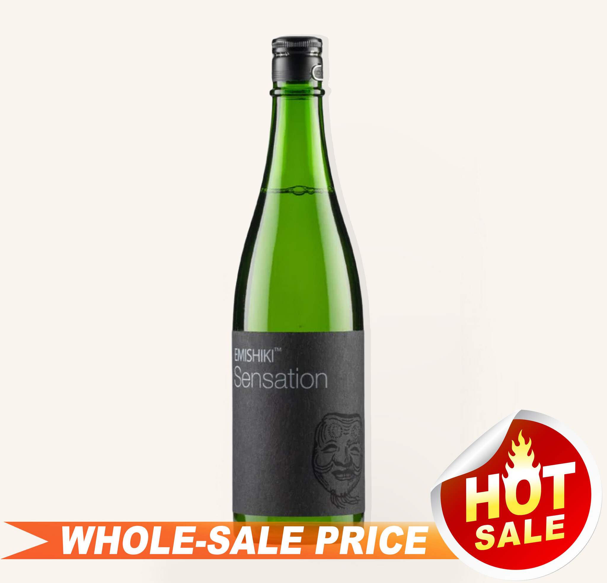 【使い勝手の良い】 Sensation Emishiki Black Fossil Uncle - $23 720ml Junmai 日本酒