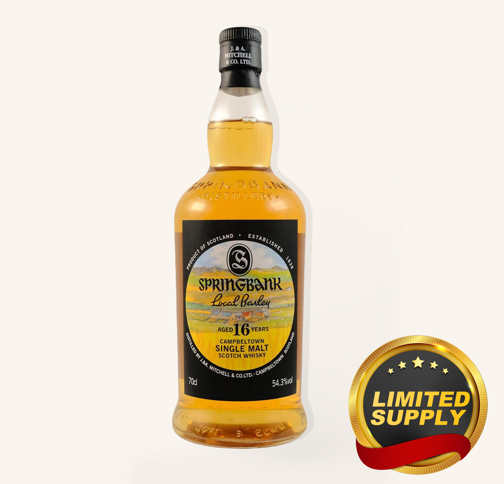 Springbank 16Yr Local Barley Single Malt Scotch Whisky 750ml $2299 ...