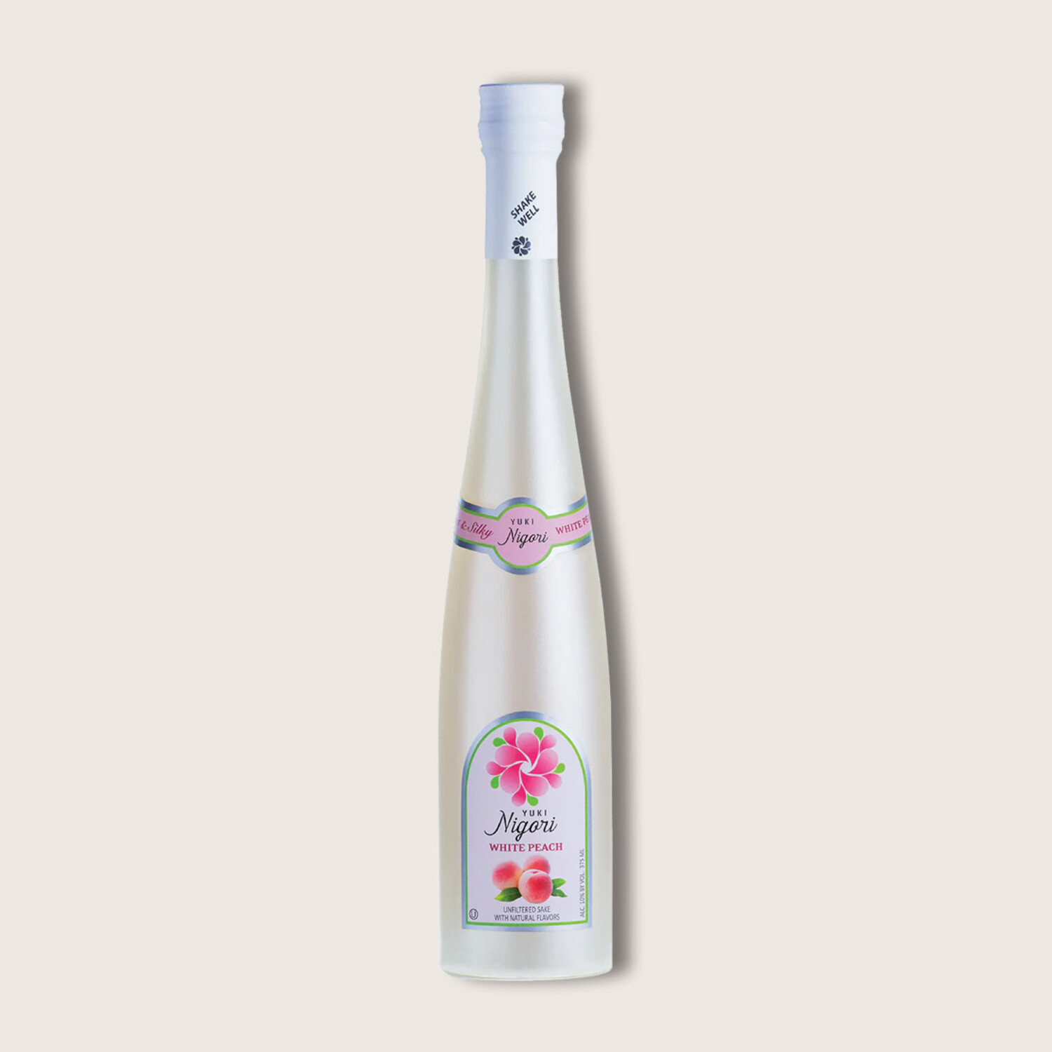 Yuki Nigori White Peach Sake 375ml $9 - Uncle Fossil